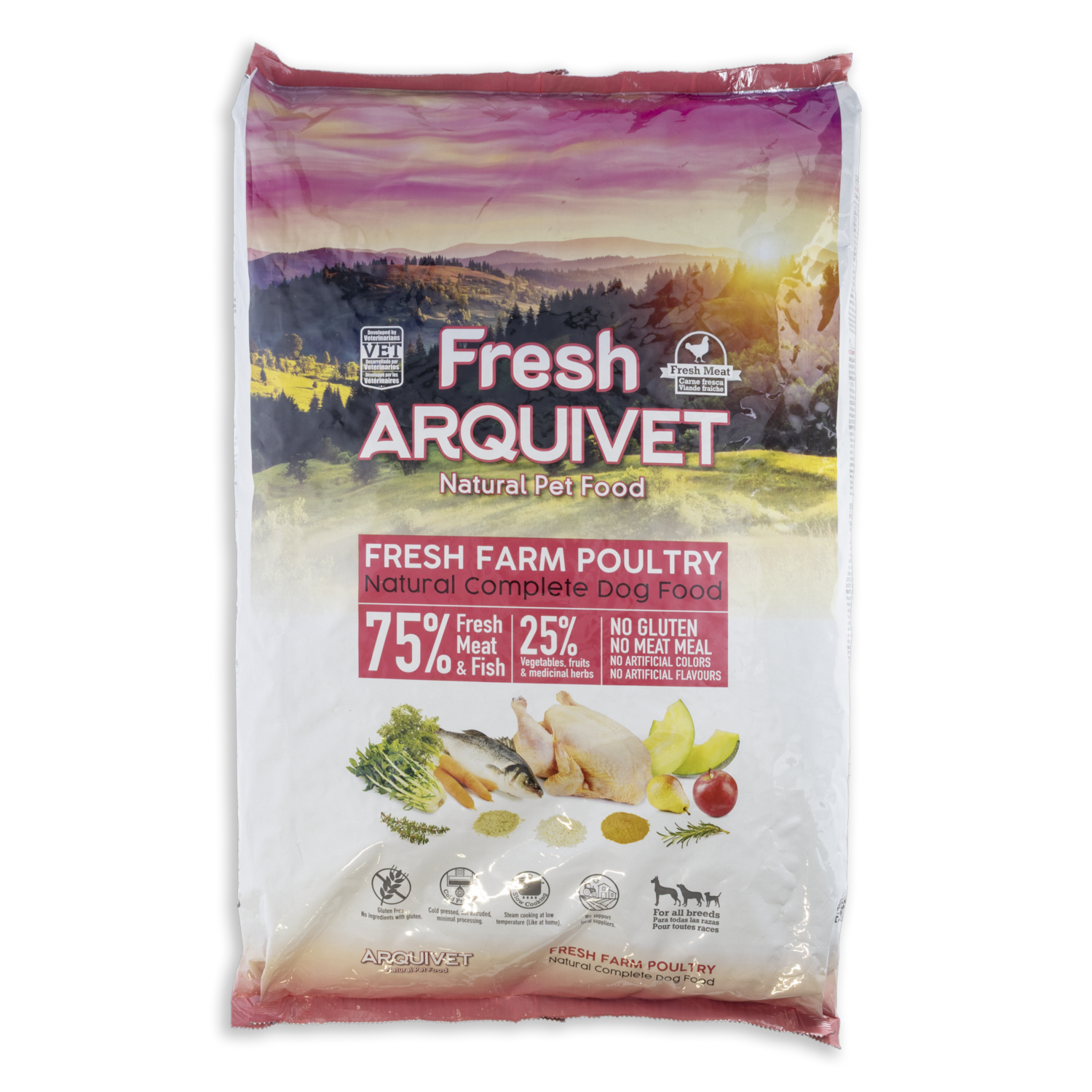 Comida Para Perro Sabor A Carne De Ave ARQUIVET 10 Kg