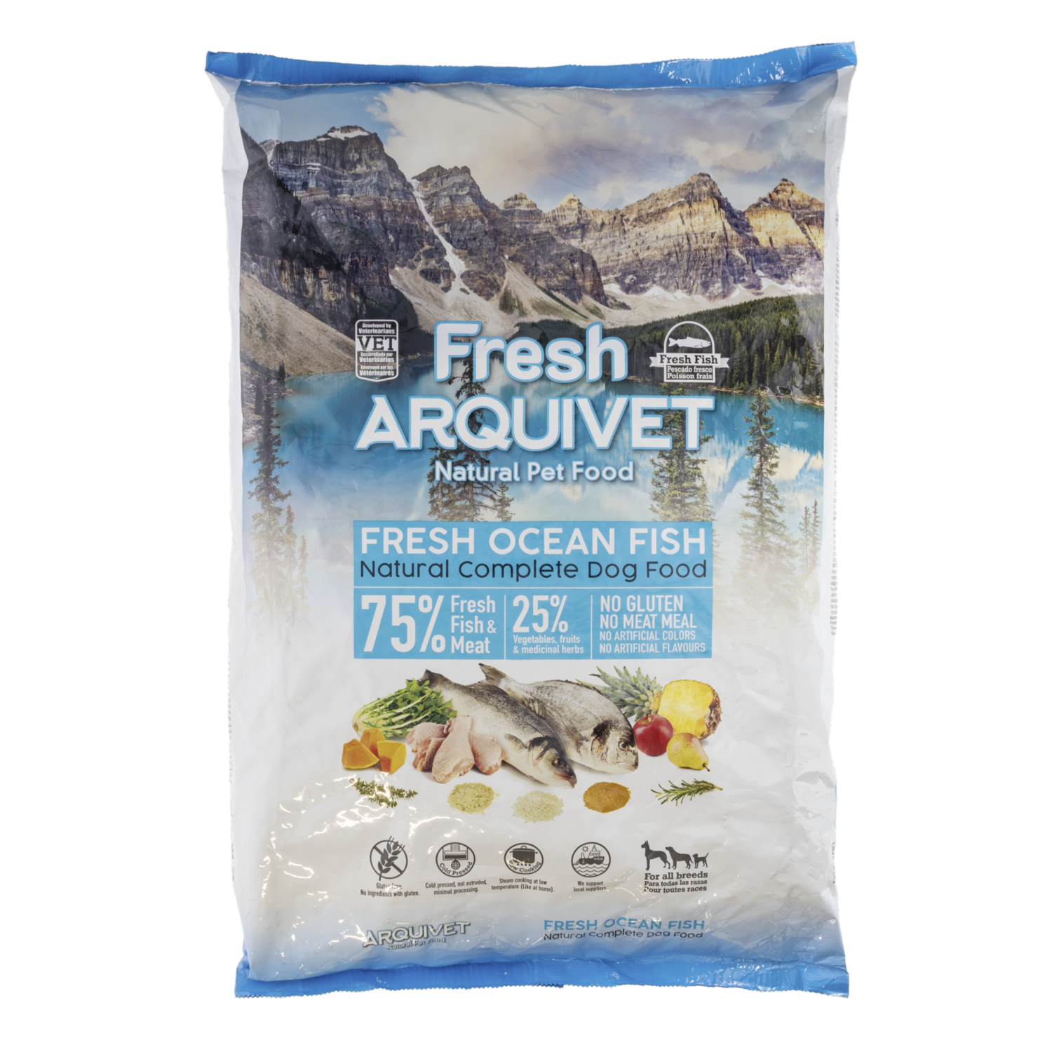 Comida Para Perro Sabor A Carne De Pescado ARQUIVET 10 Kg