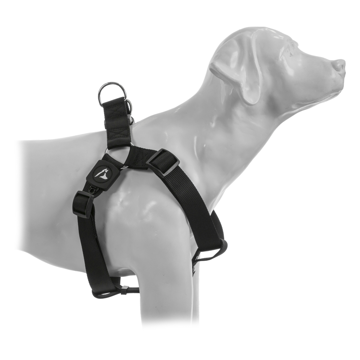 Arnés Para Perro Triangular De Nylon Color Negro DOCO Talla Extra Grande