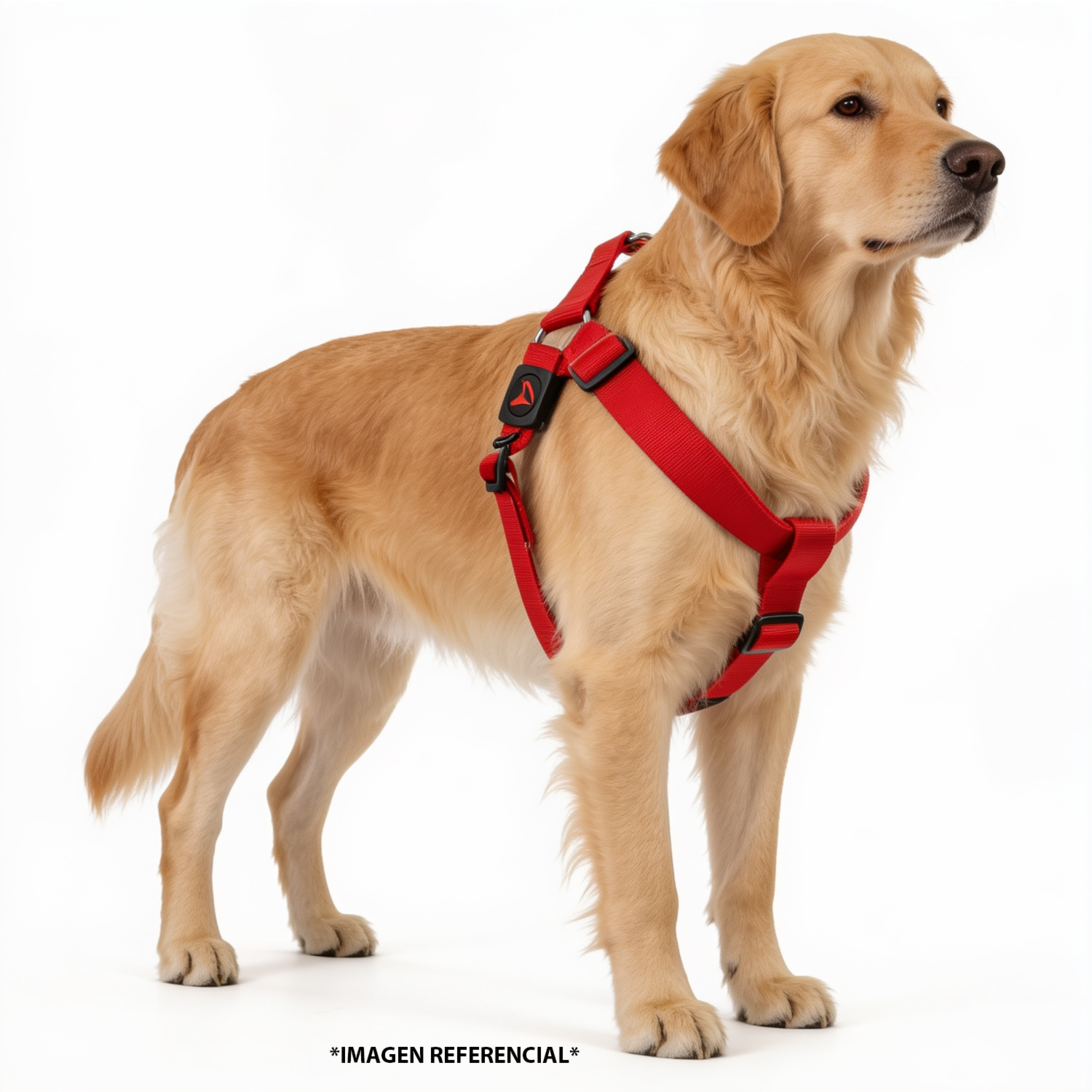 Arnés Para Perro Triangular De Nylon Color Rojo DOCO Talla Extra Grande