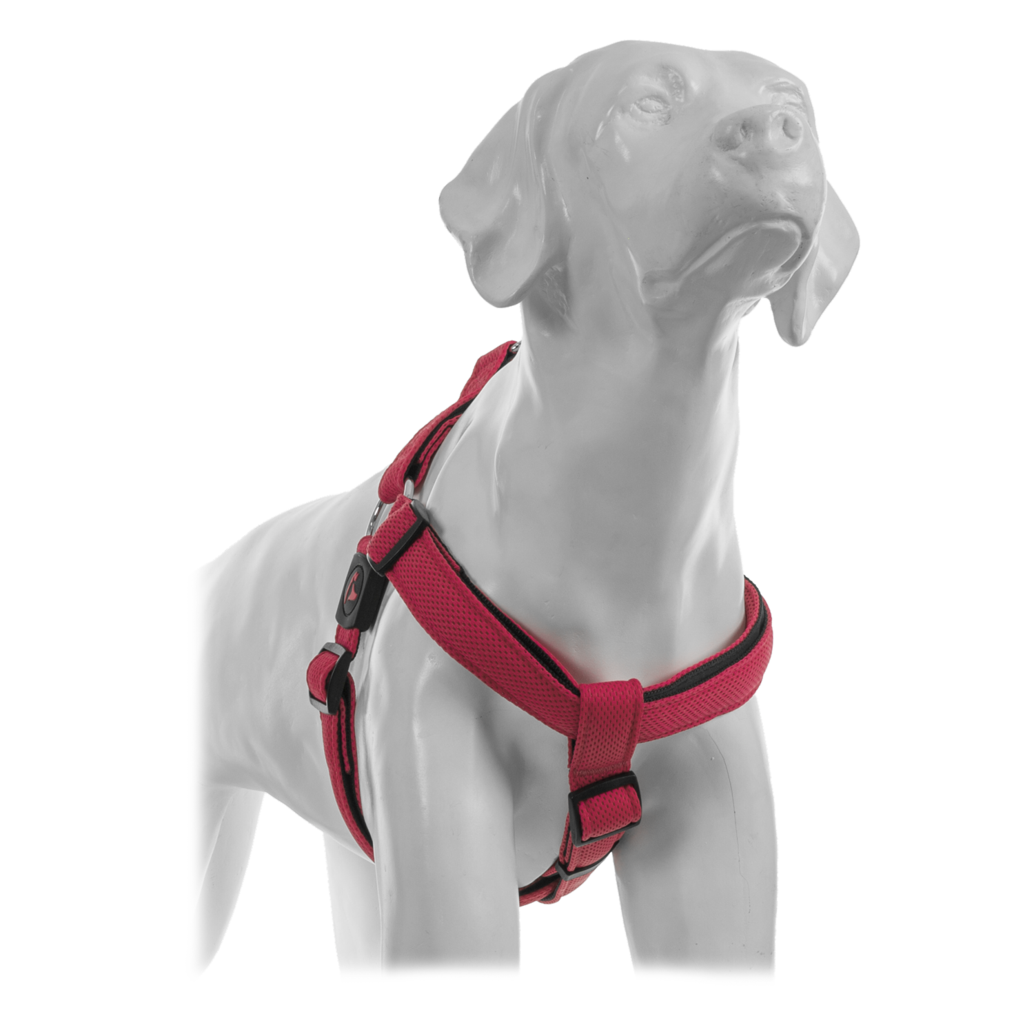 Arnés Para Perro Triangular De Nyon Texturizado Color Rosado DOCO Talla Mediano