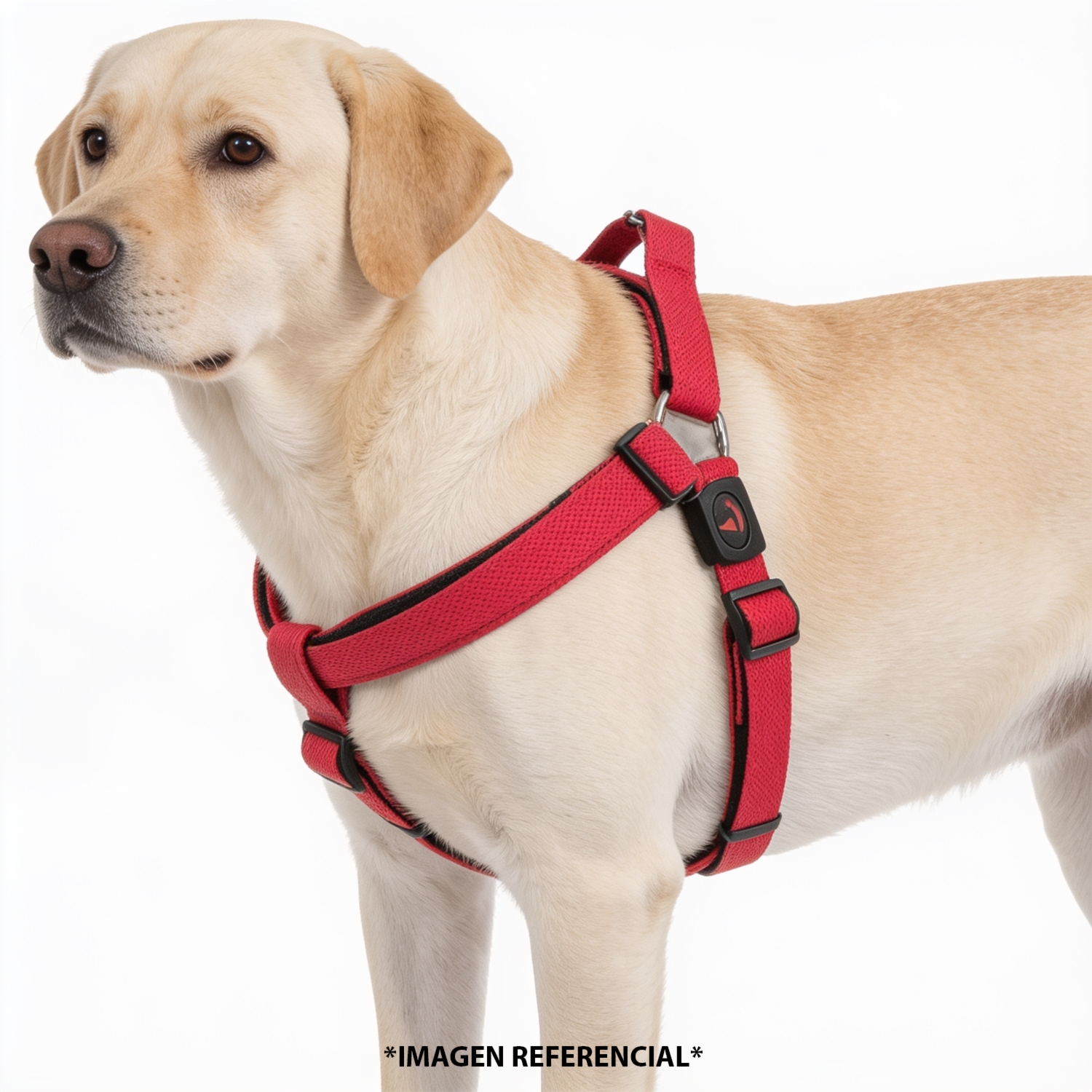 Arnés Para Perro Triangular De Nyon Texturizado Color Rosado DOCO Talla Mediano