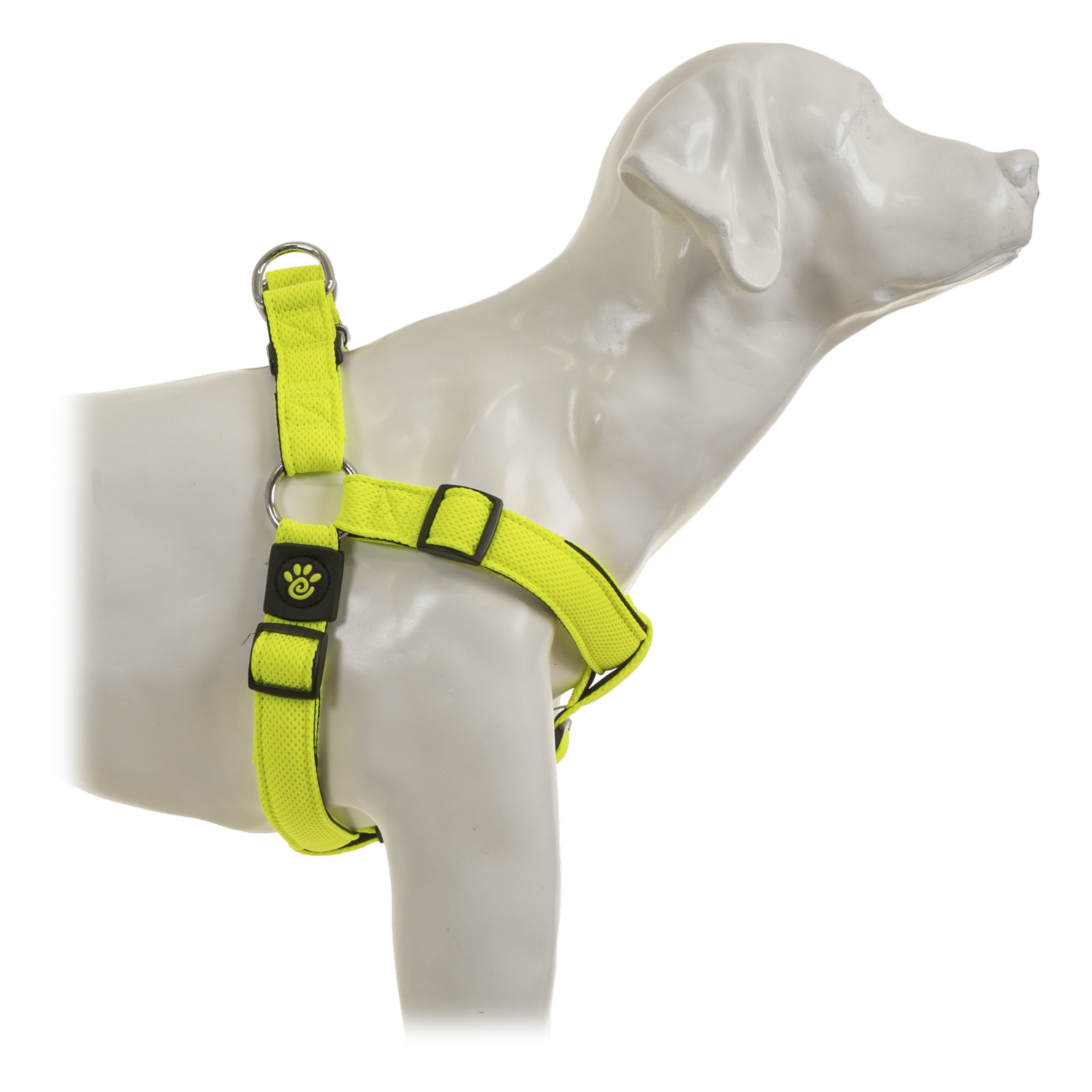 Arnés Para Perro Triangular De Nyon Texturizado Color Verde DOCO Talla Mediano