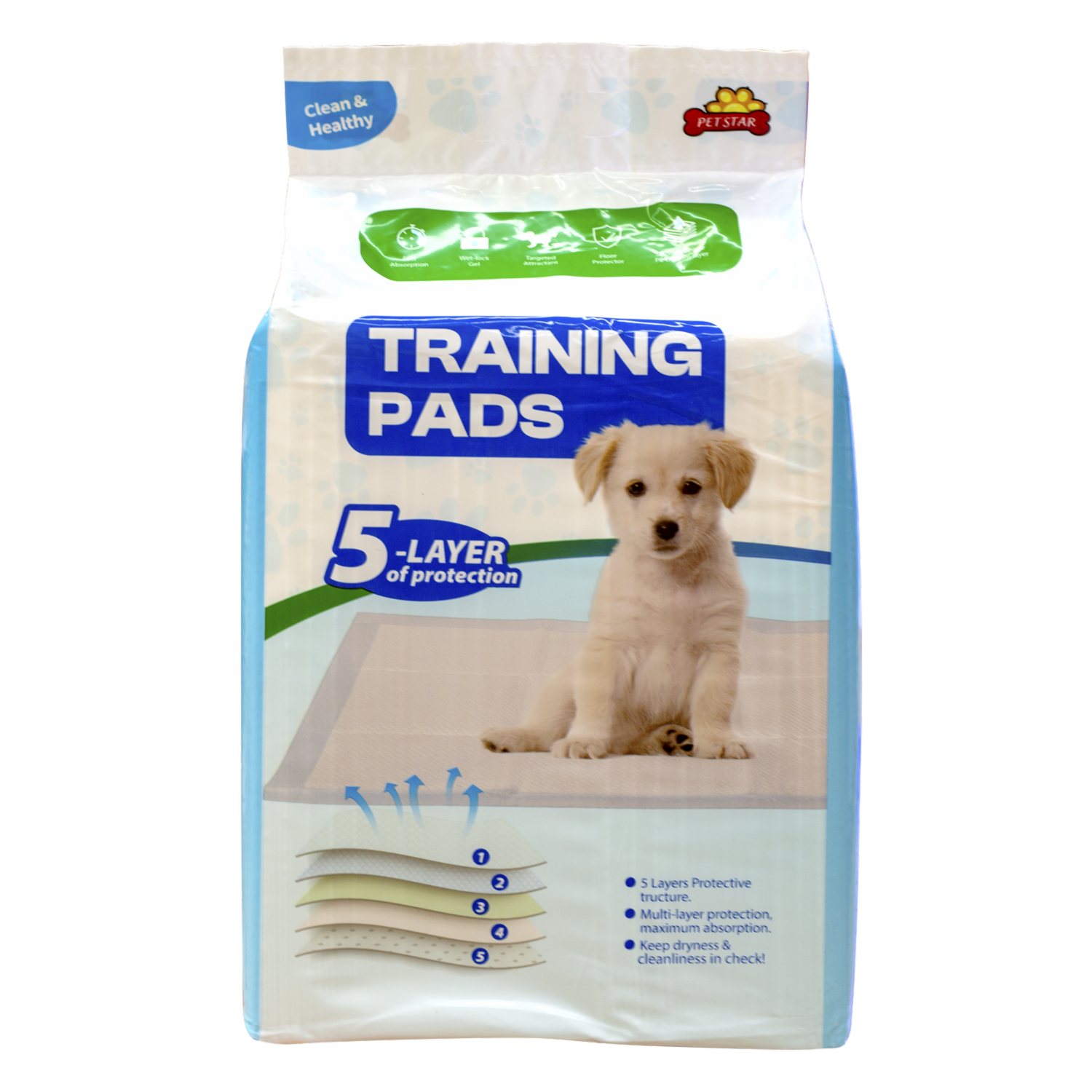 Pads Para Mascota De Entrenamiento 60X45 Cm PET STAR X50 Uds