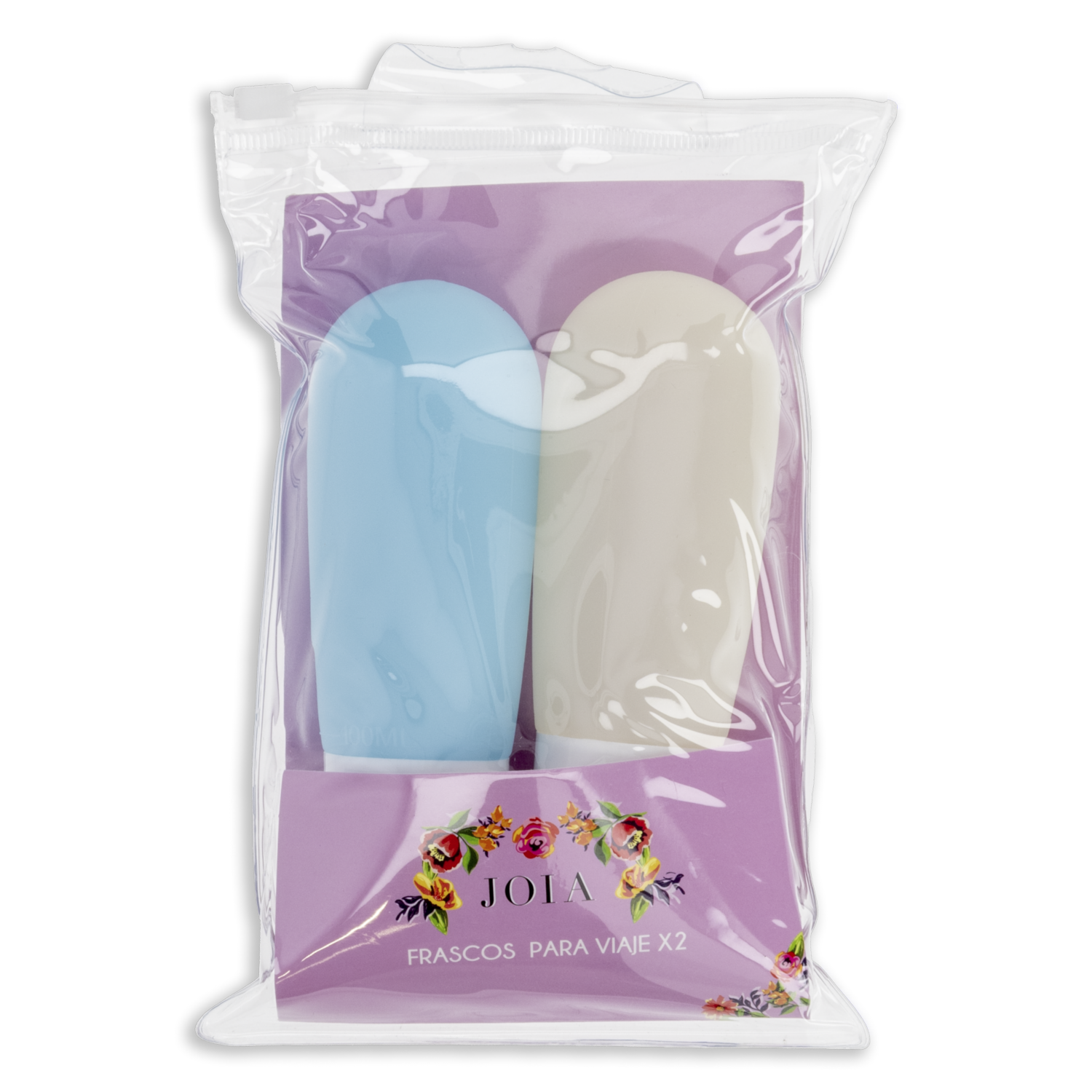 Frascos Para Viaje Flexibles JOIA 2 Piezas