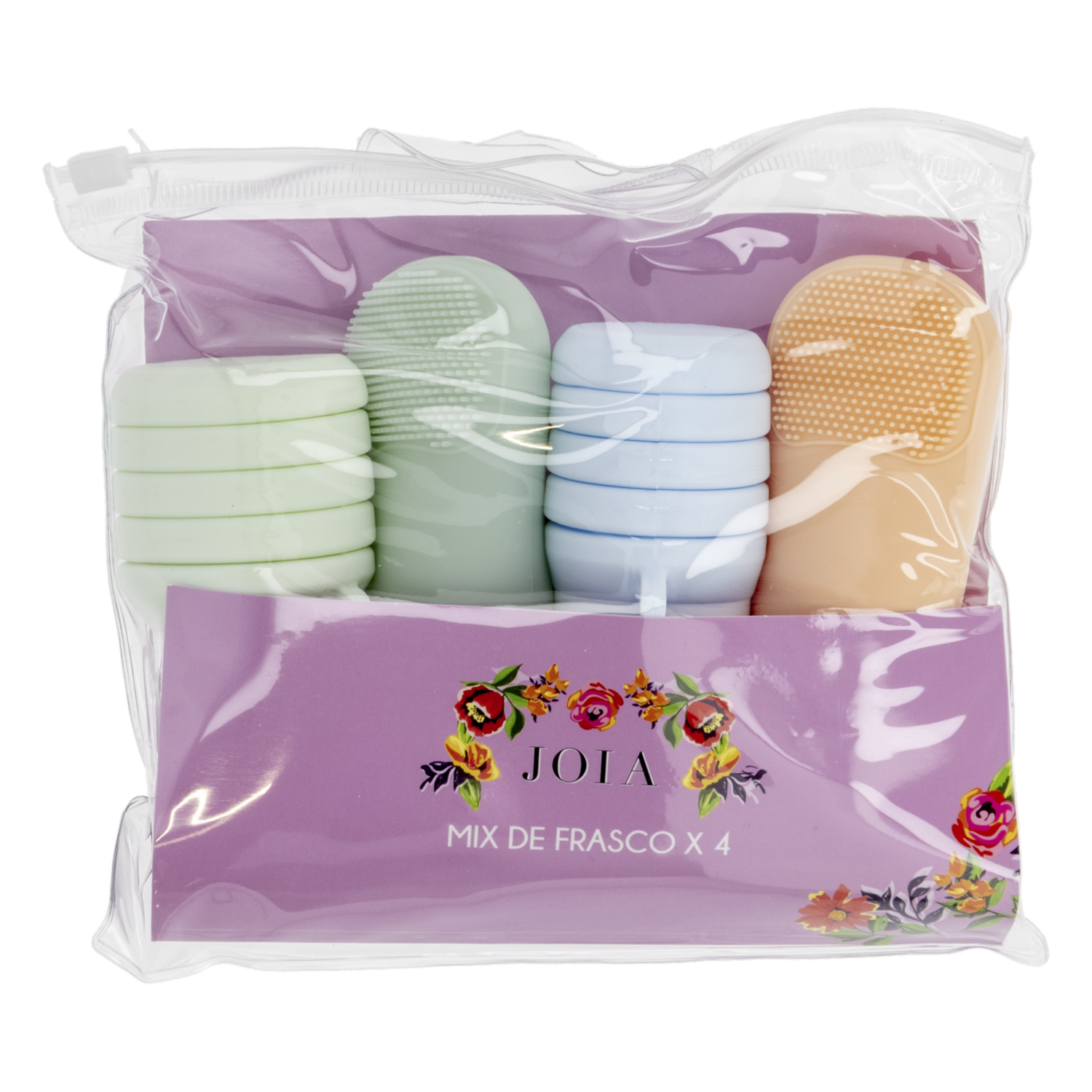 Frascos Para Viaje Mix De Usos JOIA 4 Piezas