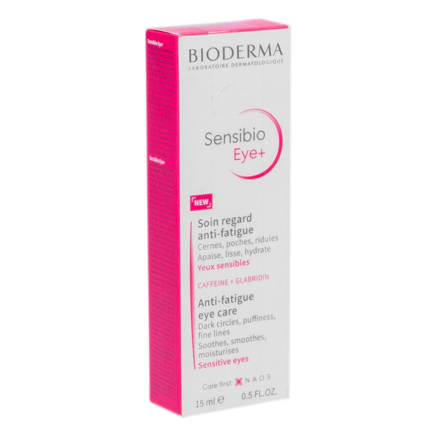 Contorno de ojos Con Triple Acción Antifatiga Sensibio BIODERMA 15 Ml