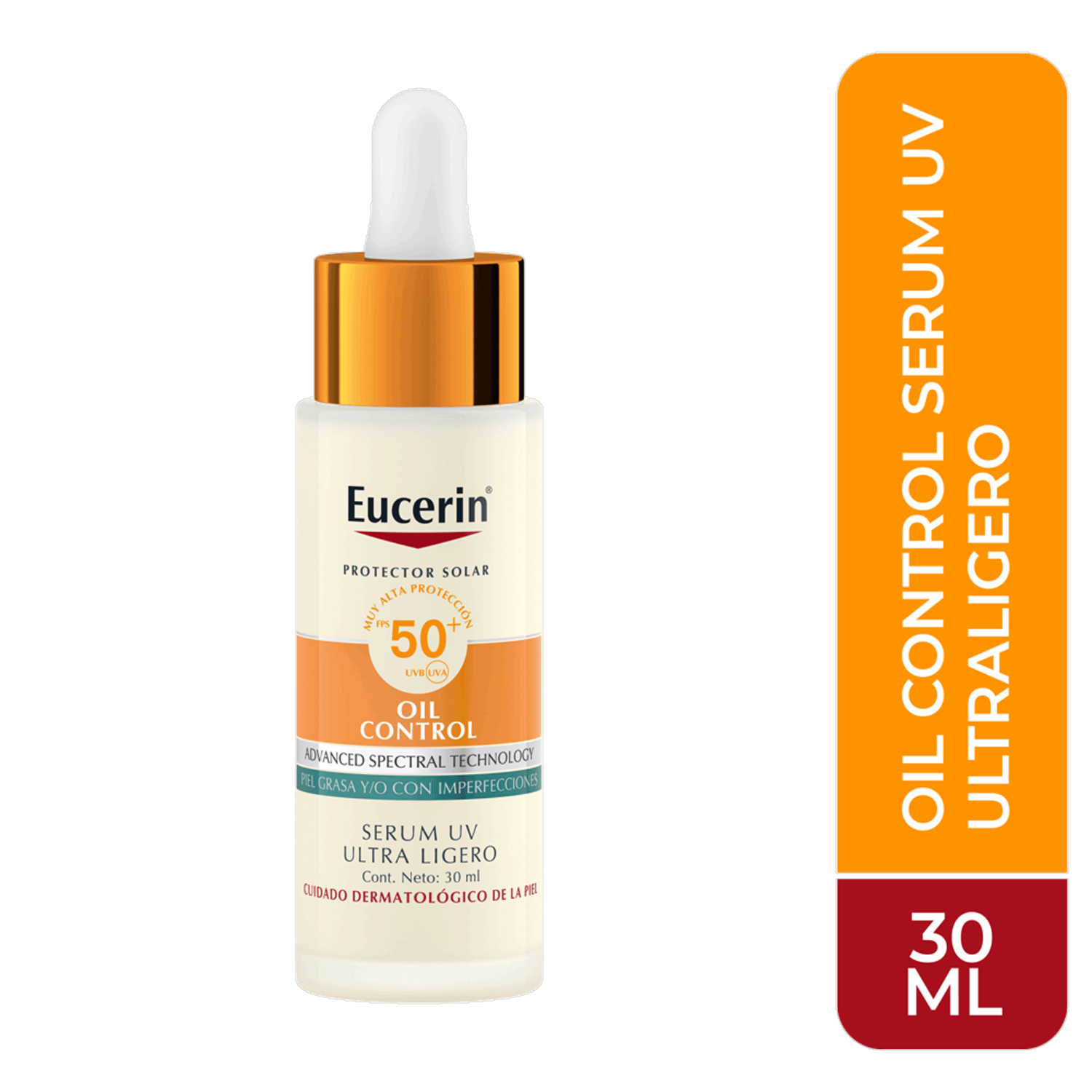 Protector Solar Spf+50 Serum Ultraligero EUCERIN 30 Ml