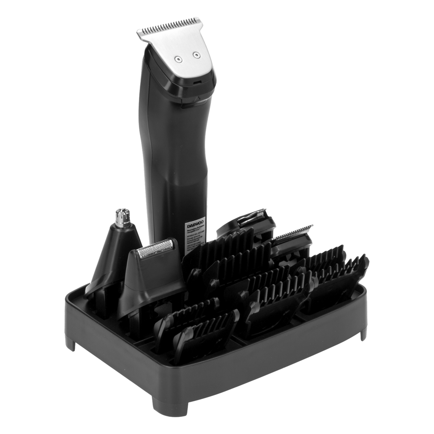 Recortador De Barba 5 En 1Recargable Usb DAEWOO 5 Piezas
