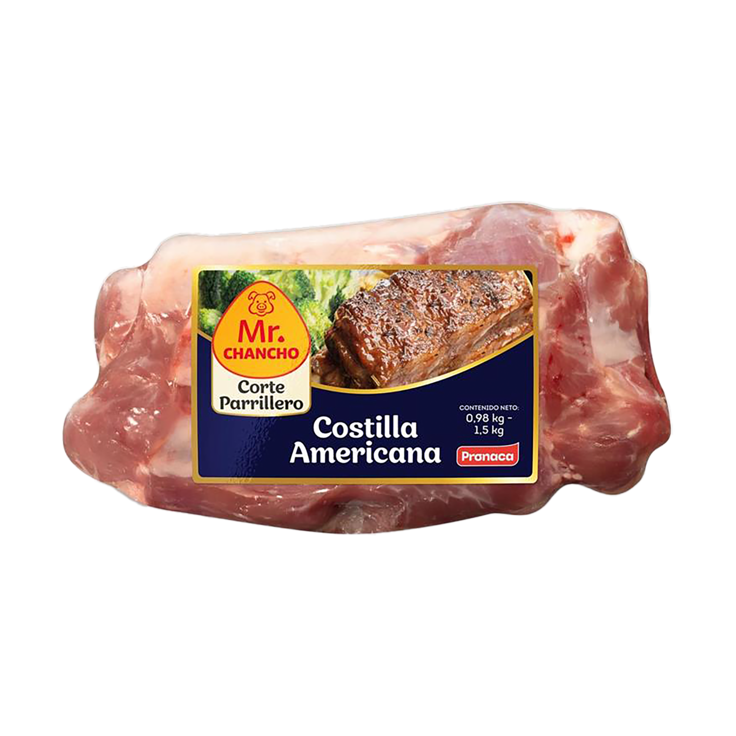 Costilla Americana Empacada Al Vacio MR. CHANCHO Al Peso