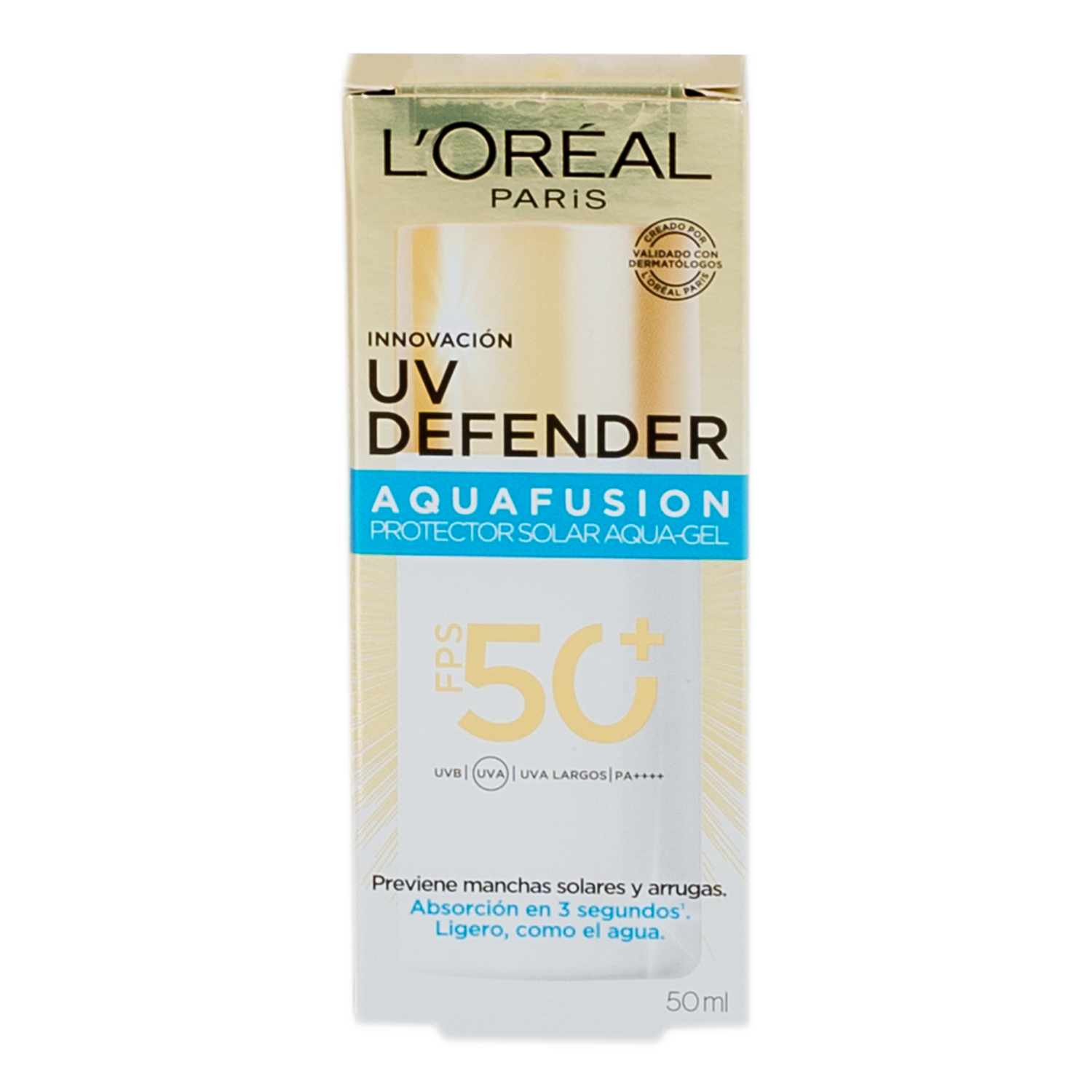 Protector Solar Uv Defender Aqua Fusion Fps50+ L’ORÉAL 50 Ml