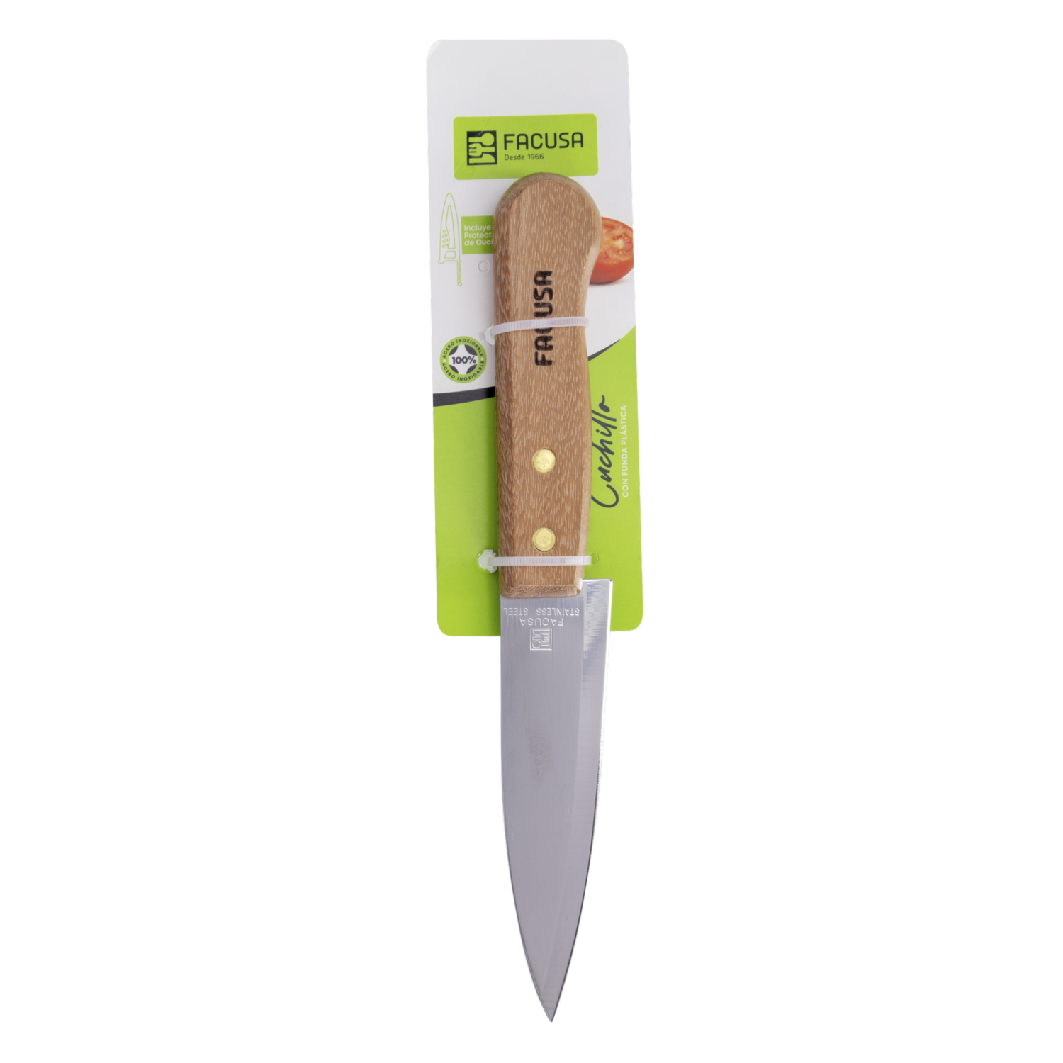 Cuchillo De Cocina Mango De Madera FACUSA N5
