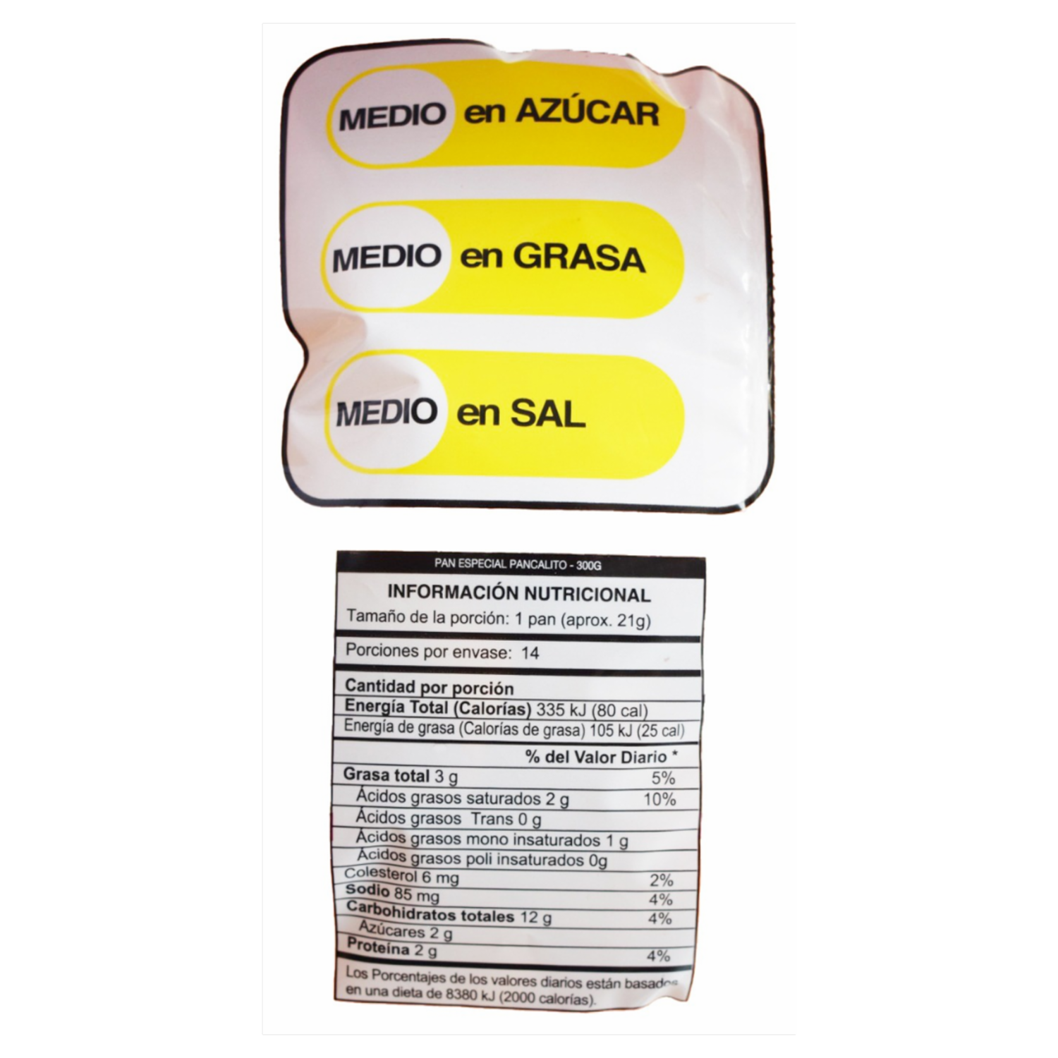 Pan Especial Sabor A Mantequilla PANCALITO 300 G