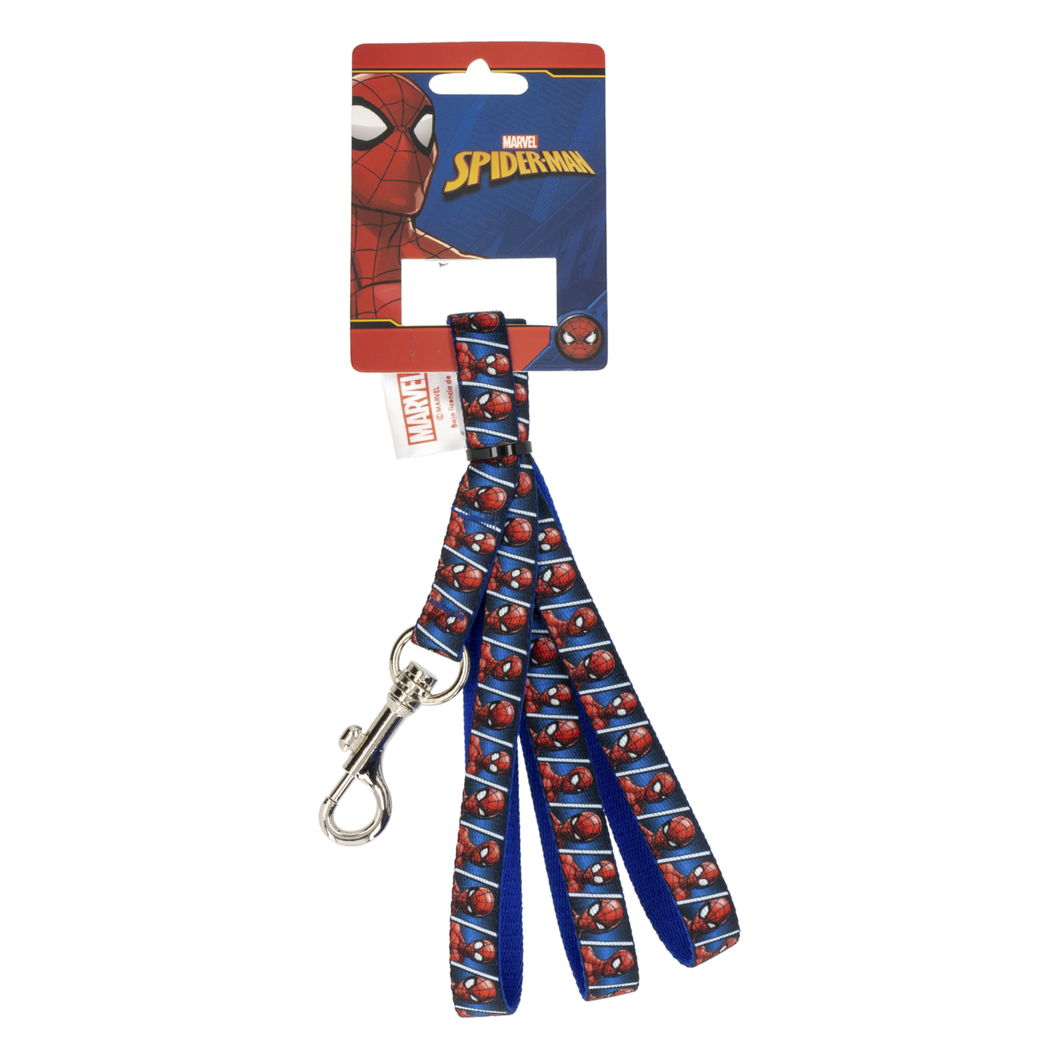 Traílla Para Perro Diseño Caras De Spiderman DISNEY 1,5 Cm