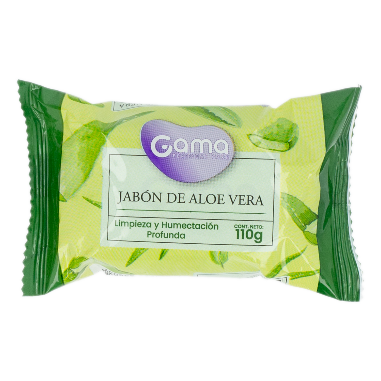 Jabón En Barra De Tocador De Aloe Vera GAMA 110 G