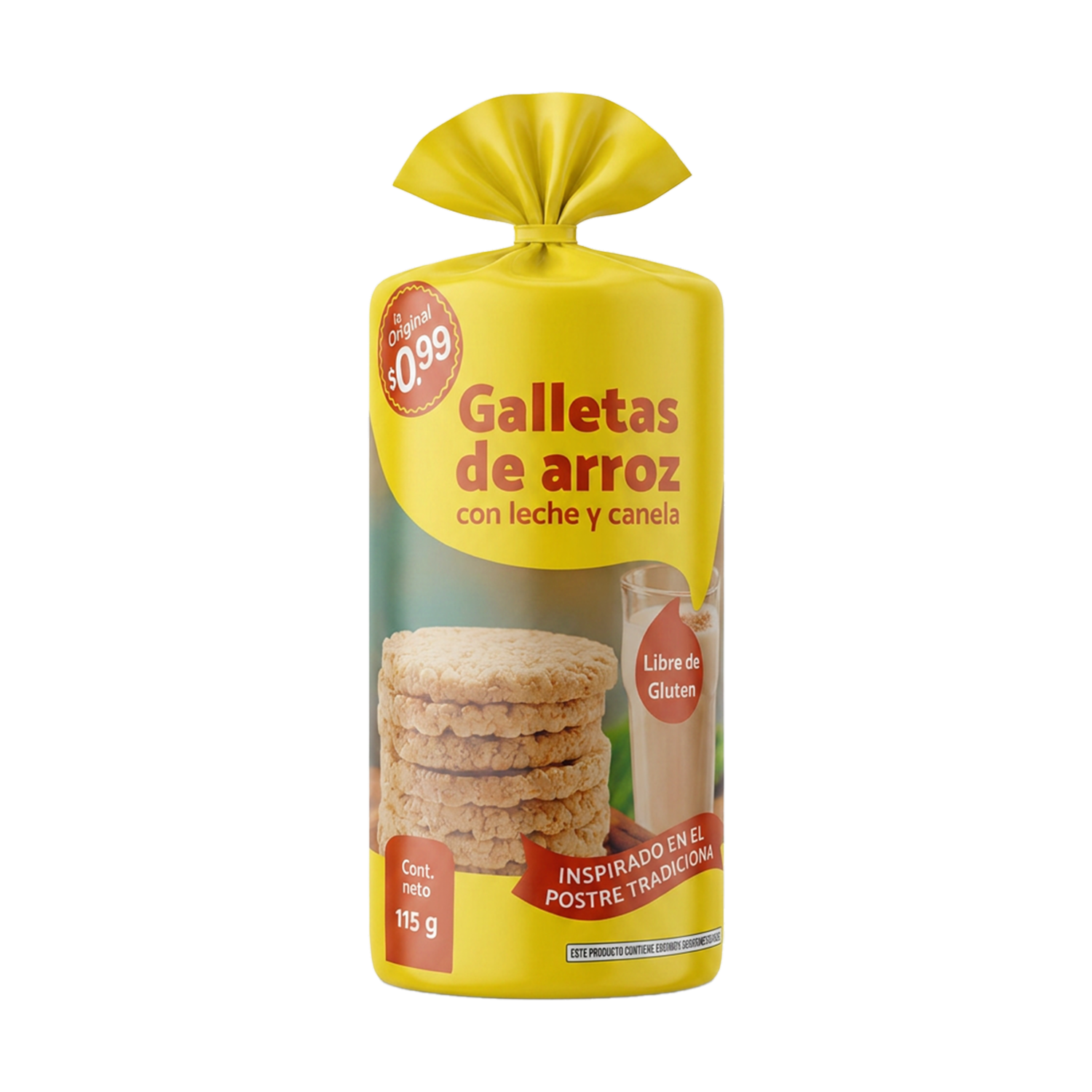 Galletas De Arroz Con Leche Y Canela LA ORIGINAL 115 G