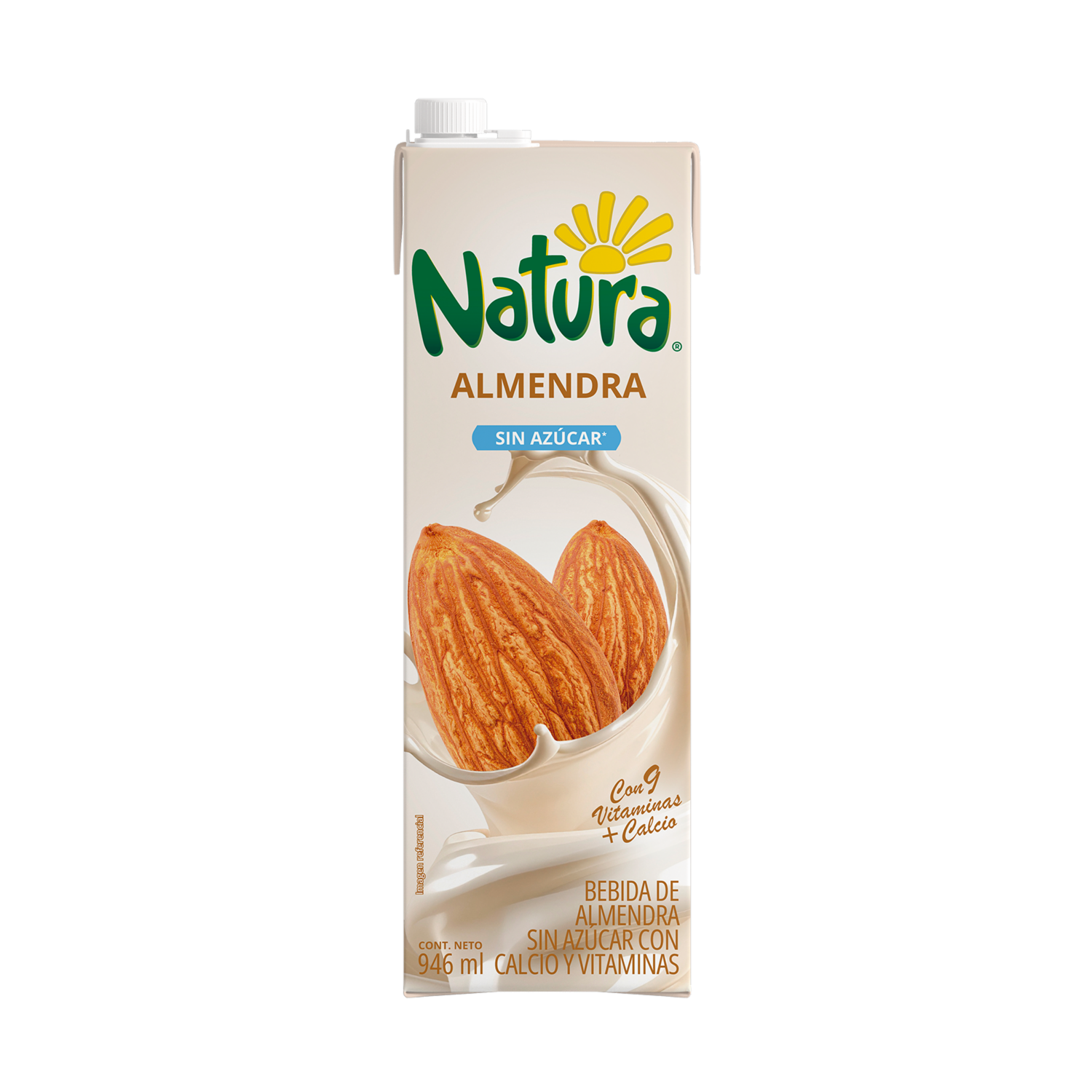 Bebida De Almendras Sin Azúcar NATURA 946 Ml
