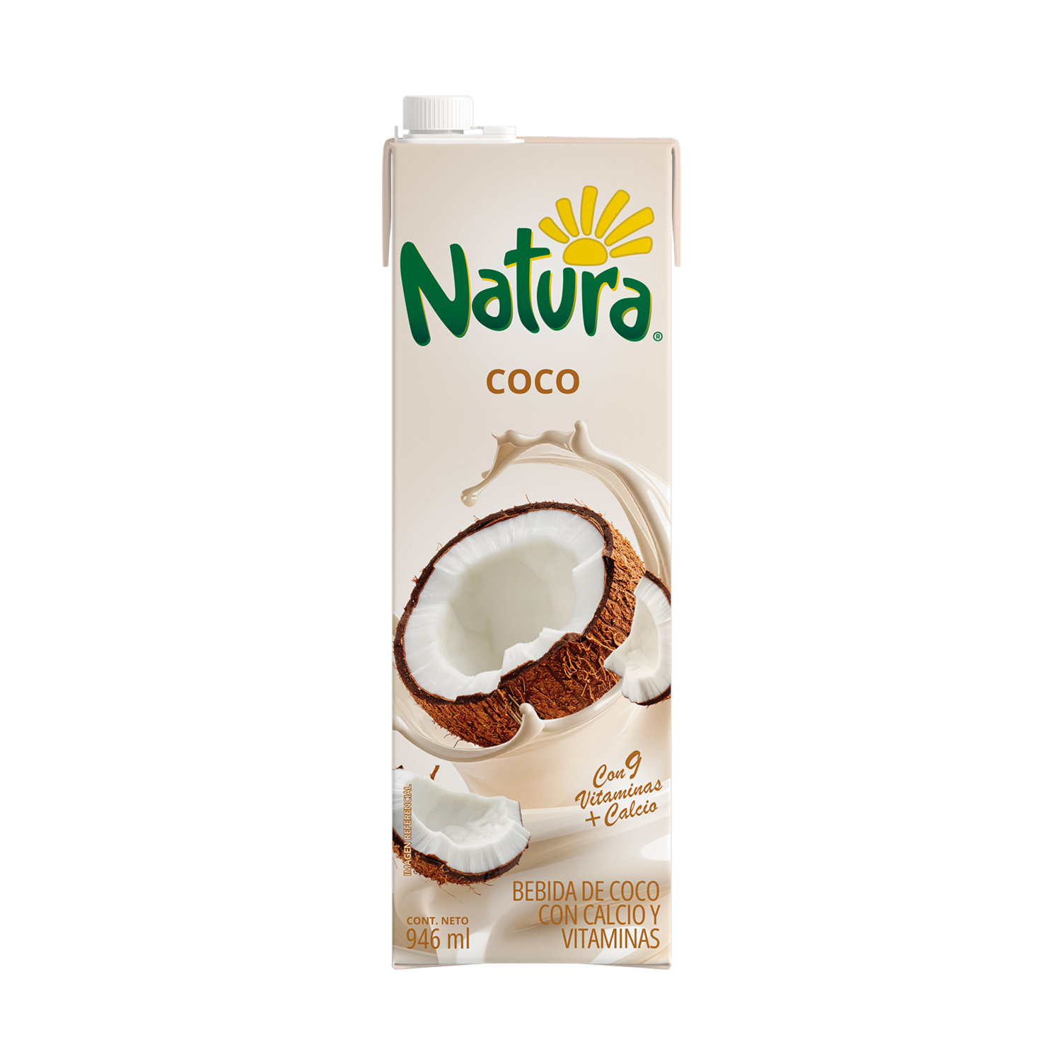 Bebida De Coco Con Calcio Y Vitaminas NATURA 946 Ml