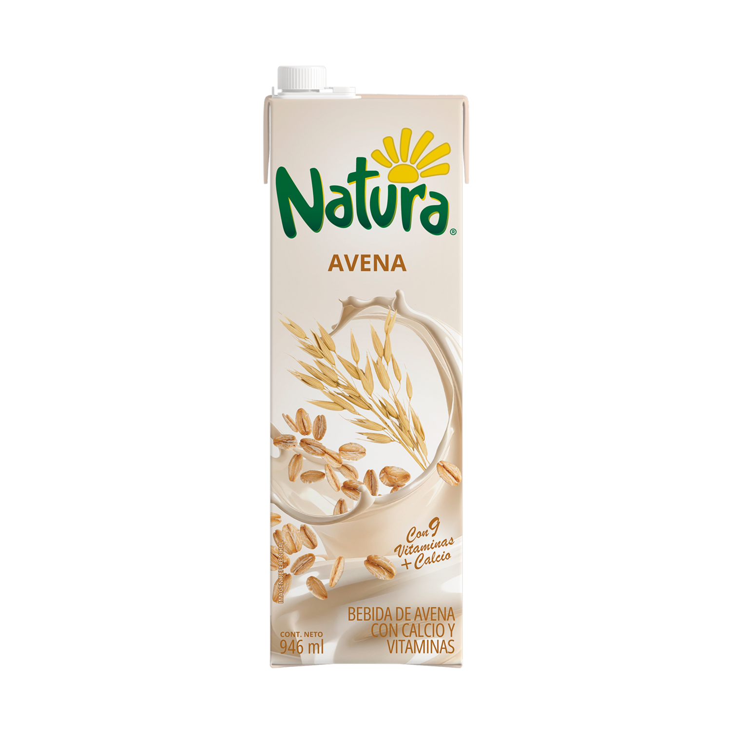 Bebida De Avena Con Calcio Y Vitaminas NATURA 946 Ml