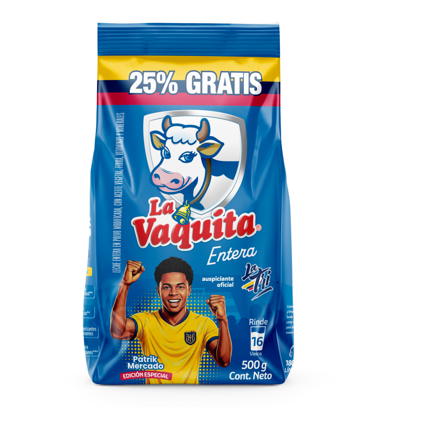 Leche En Polvo Entera LA VAQUITA 500 G