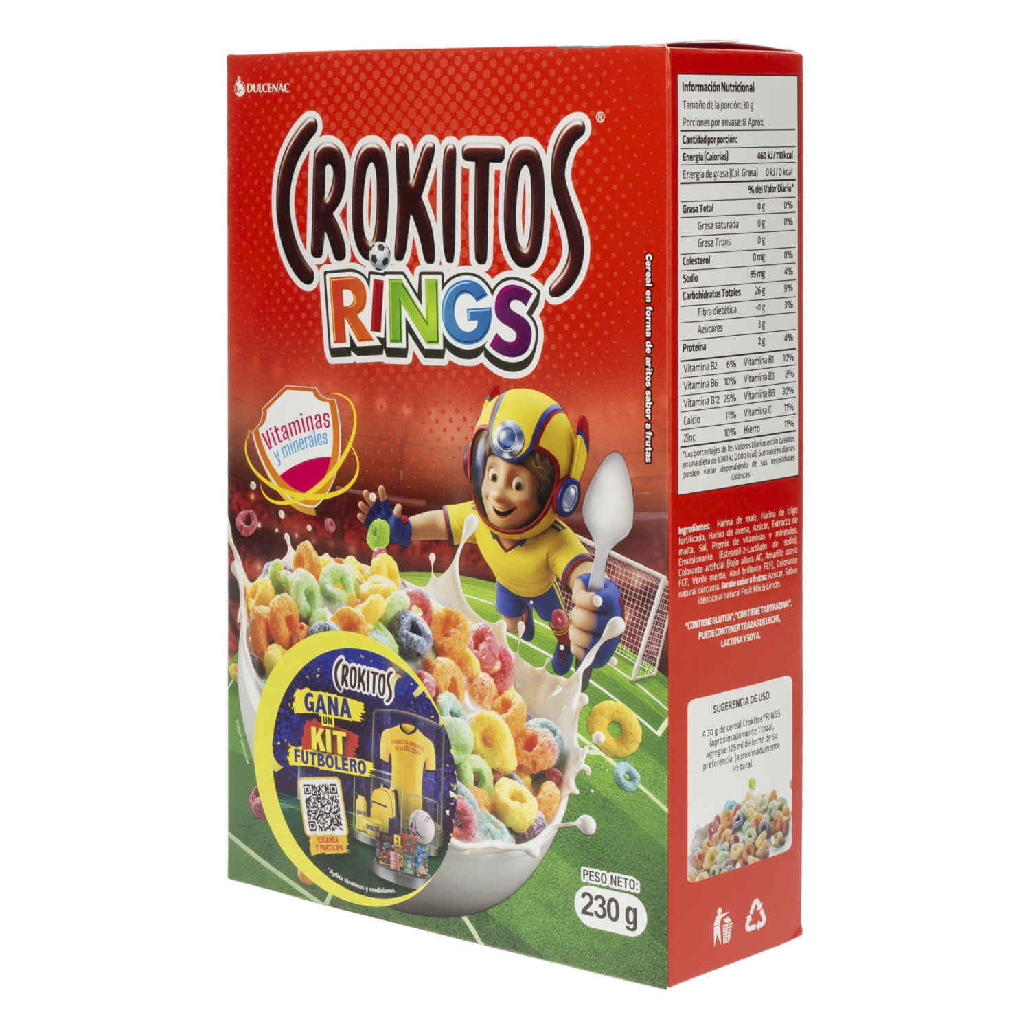 Cereal Aritos Sabor A Frutas CROKITOS 230 G