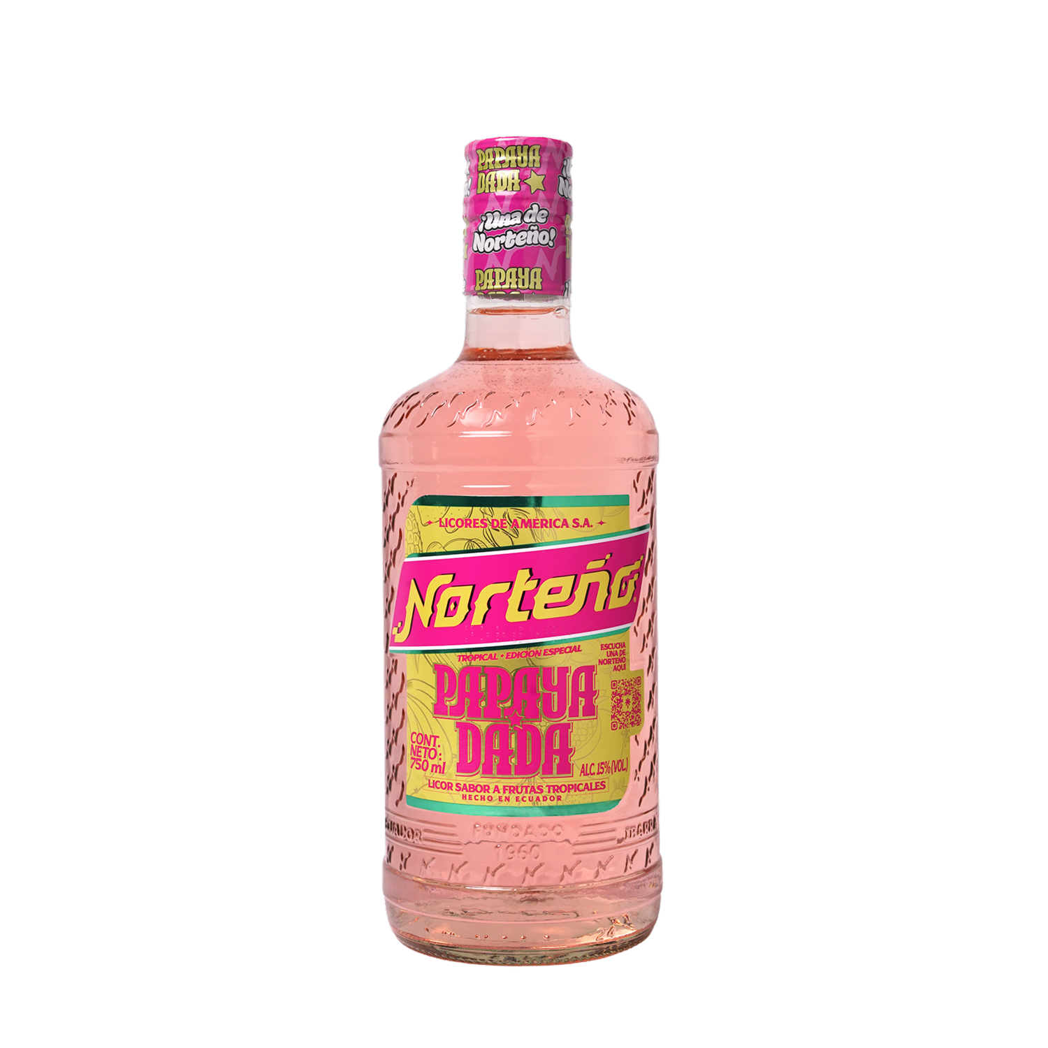 Licor Sabor A Frutas Tropicales Papayadada NORTEÑO 750 Ml