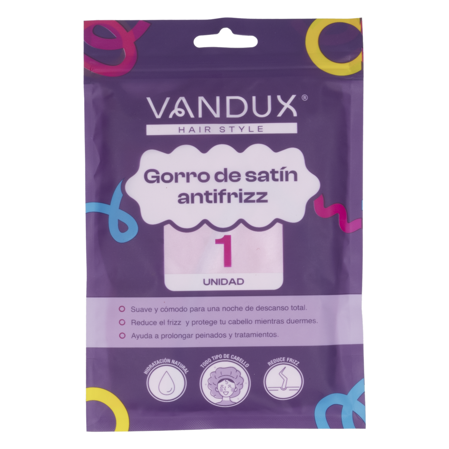 Gorro Para Cabello De Satin Antifrizz VANDUX Unidad