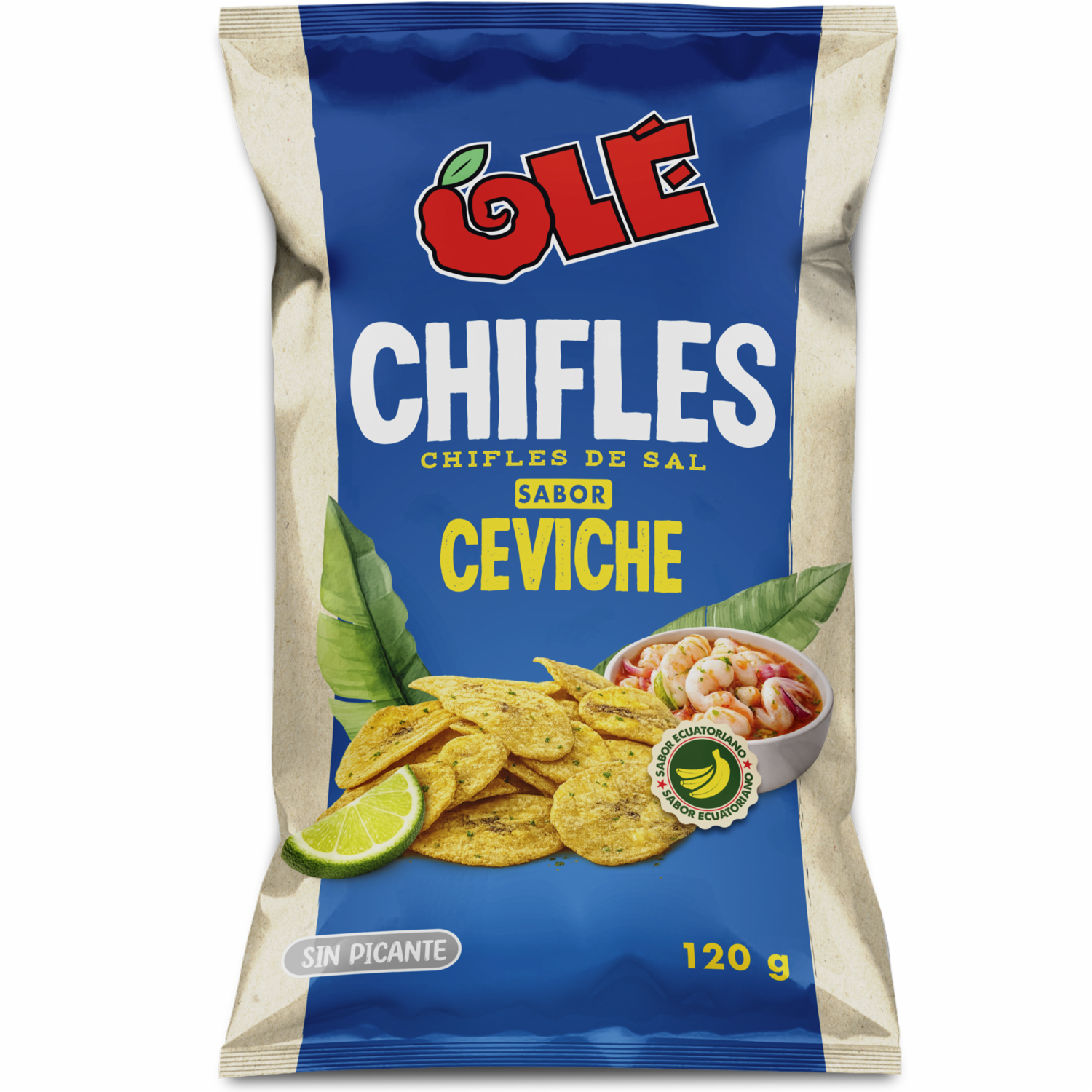 Chifles Sabor A Ceviche OLÉ 120 G