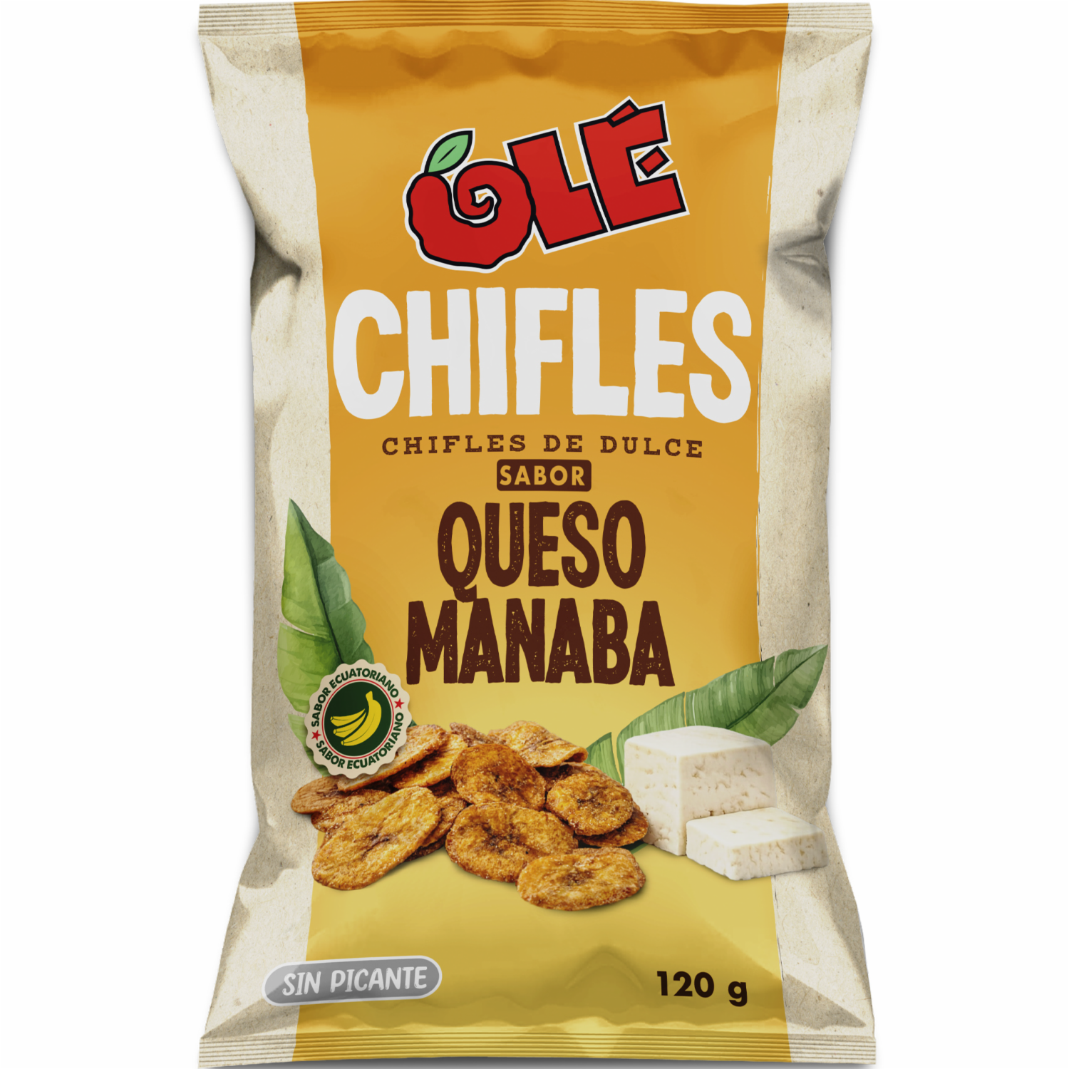 Chifles Sabor A Queso Manaba OLÉ 120 G
