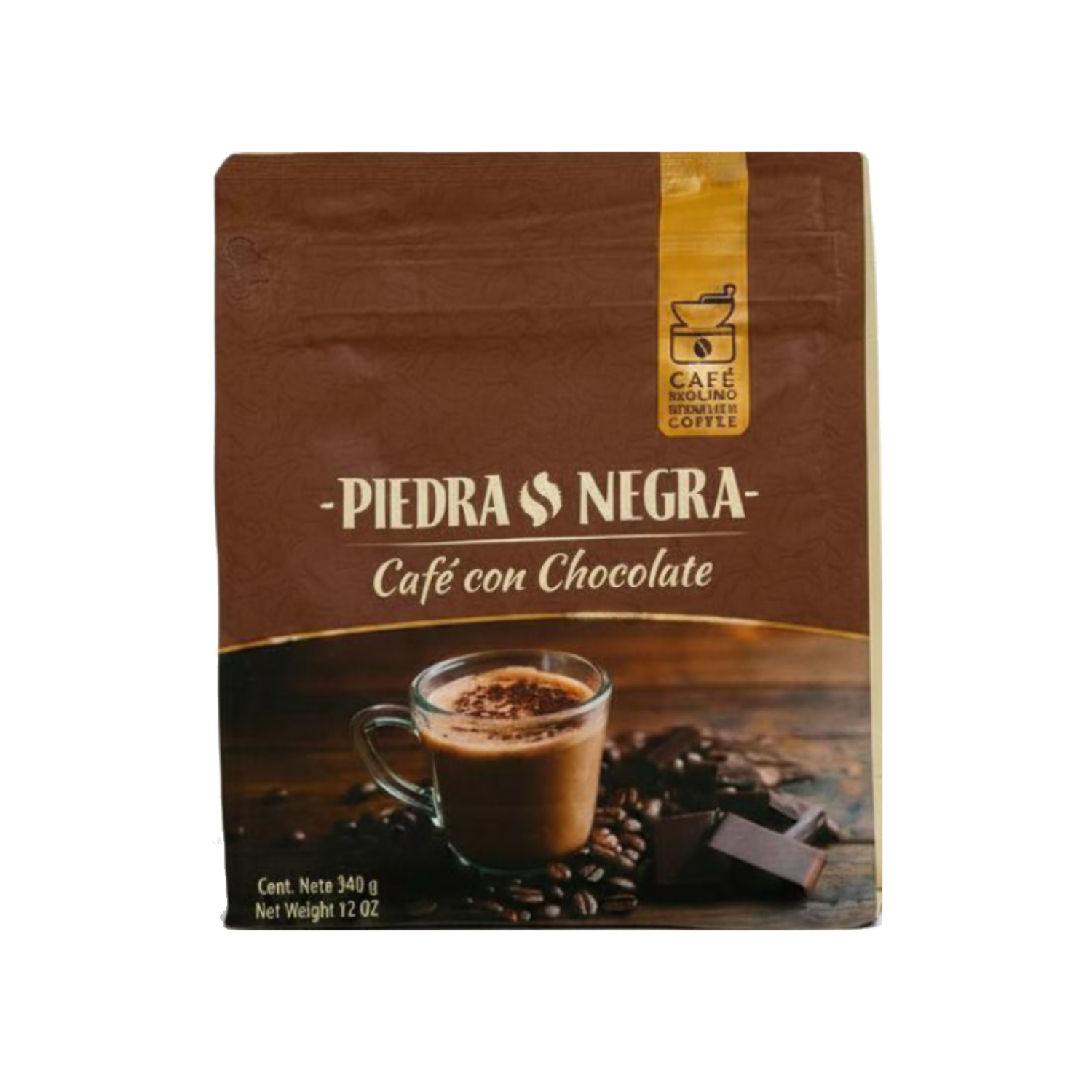 Café Molido Sabor Chocolate PIEDRA NEGRA 340 G