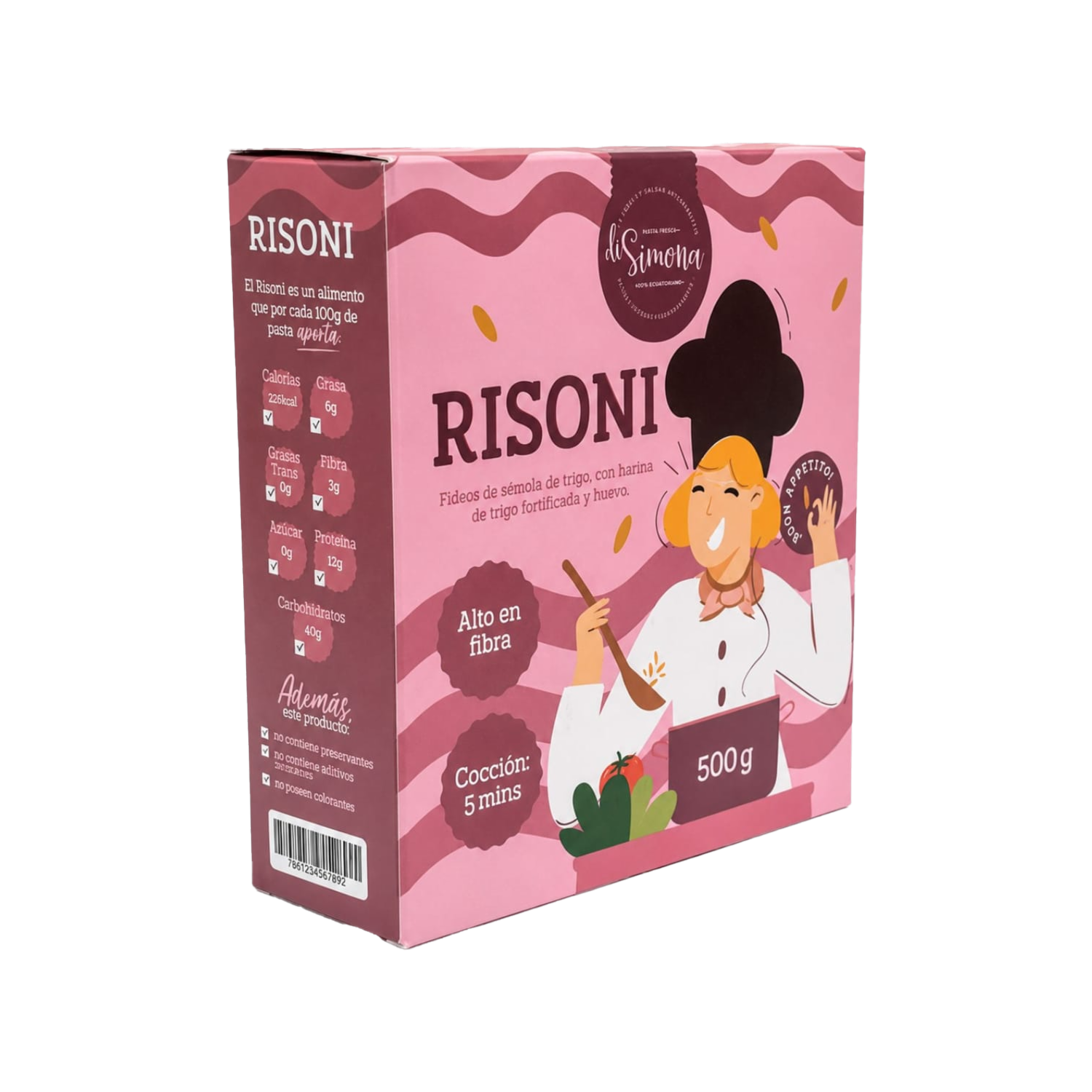 Fideos De Sémola De Trigo RISONI 500 G