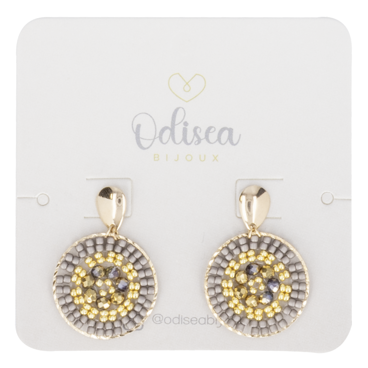 Aretes Diseño Mándalas S Plateado ODISEA BIJOUX Unidad