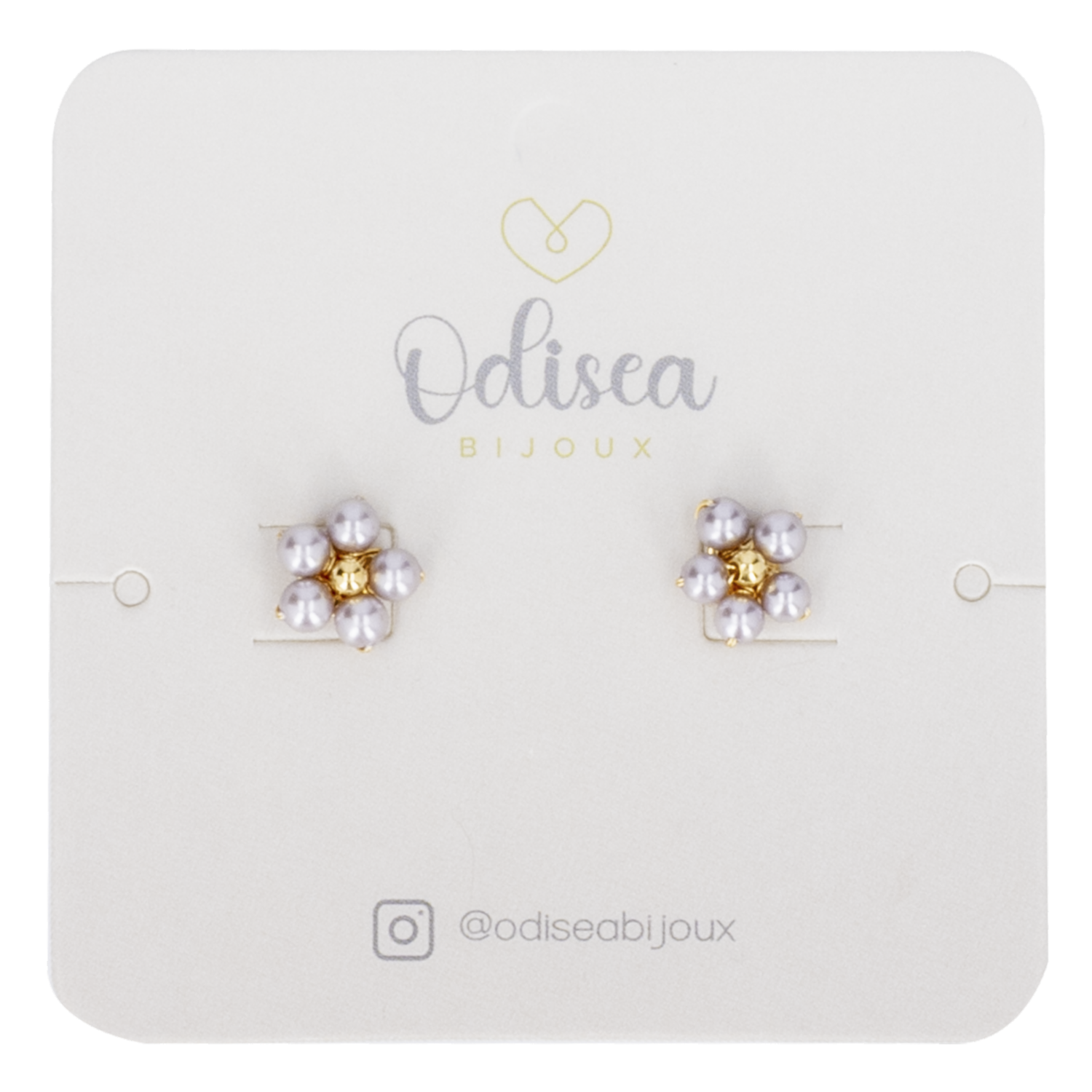 Aretes Diseño Flor S Nude ODISEA BIJOUX Unidad
