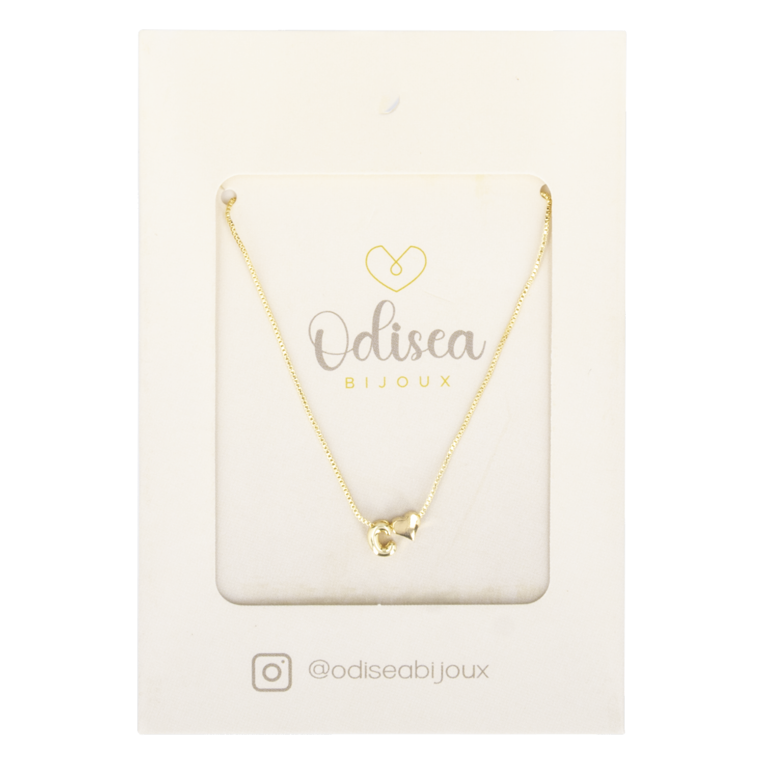 Cadena Diseño Corazón C ODISEA BIJOUX Unidad