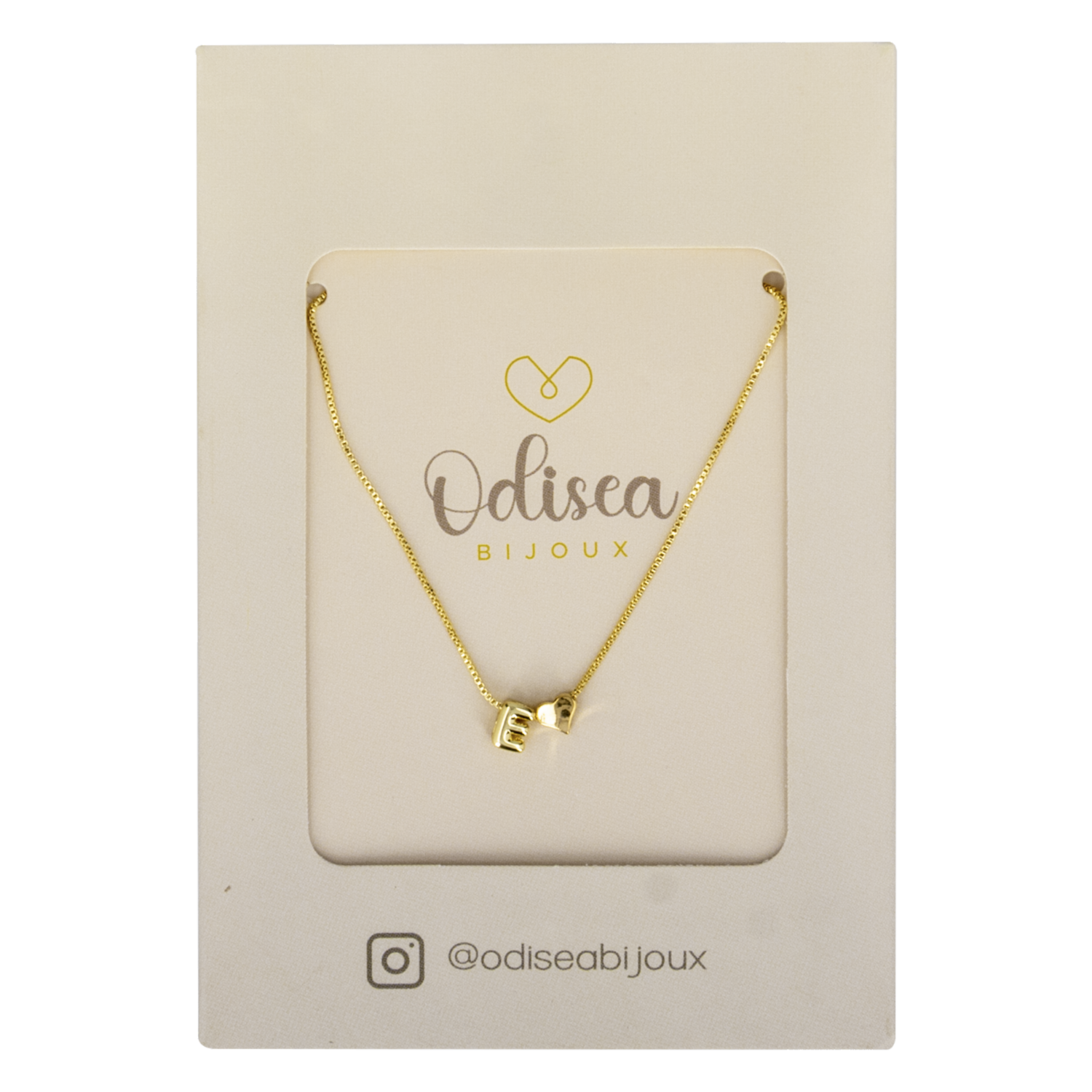 Cadena Diseño Corazón E ODISEA BIJOUX Unidad