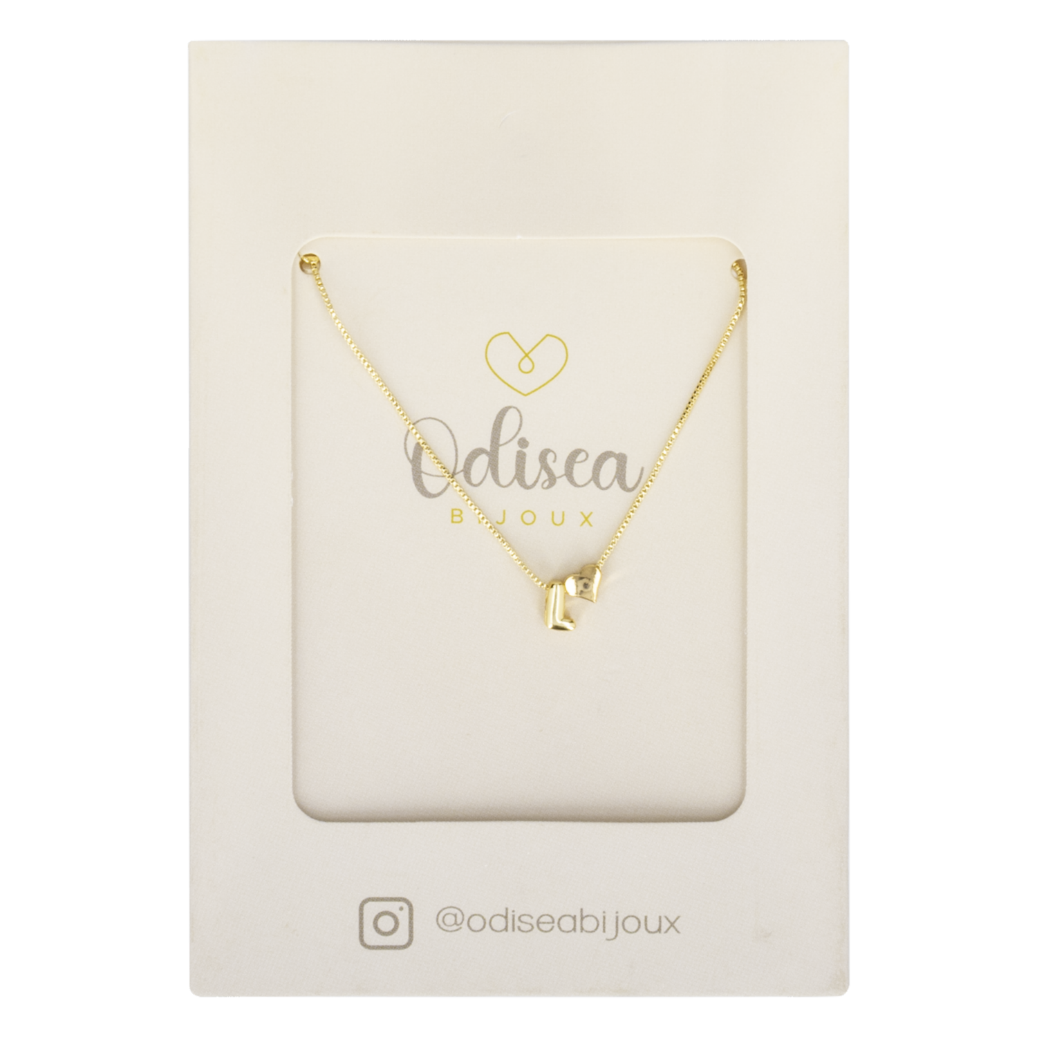 Cadena Diseño Corazón L ODISEA BIJOUX Unidad