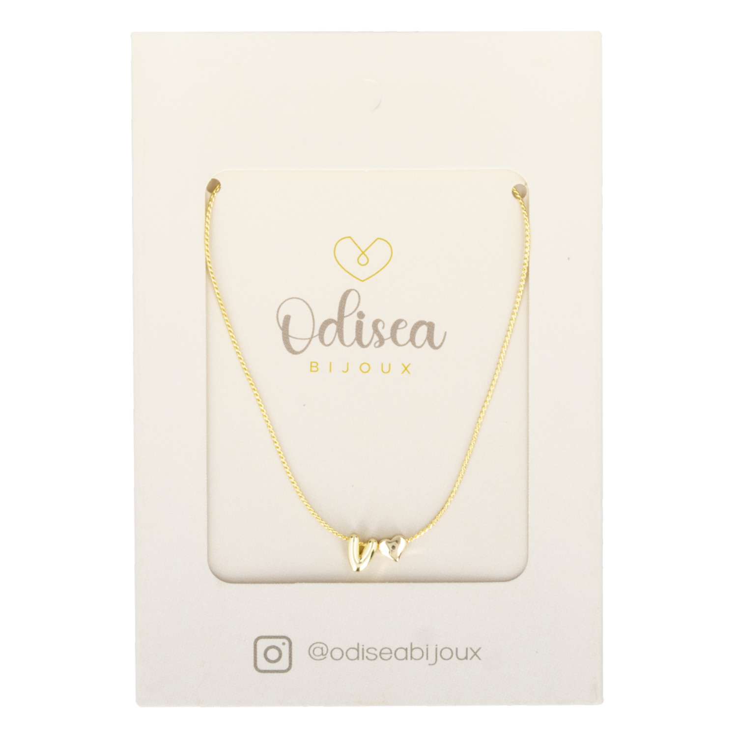 Cadena Diseño Corazón V ODISEA BIJOUX Unidad