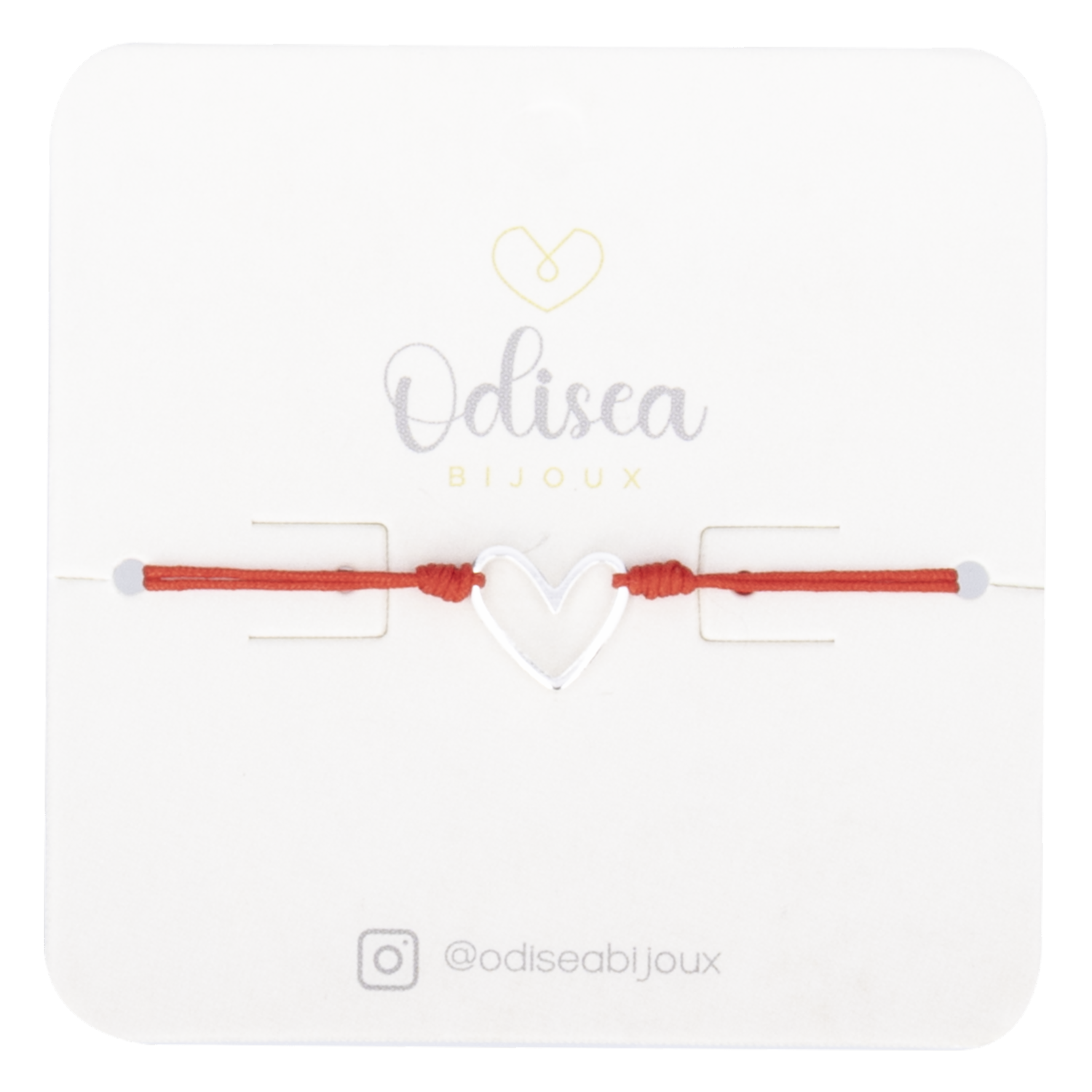 Pulsera Diseño Silueta Corazón Plateada ODISEA BIJOUX Unidad