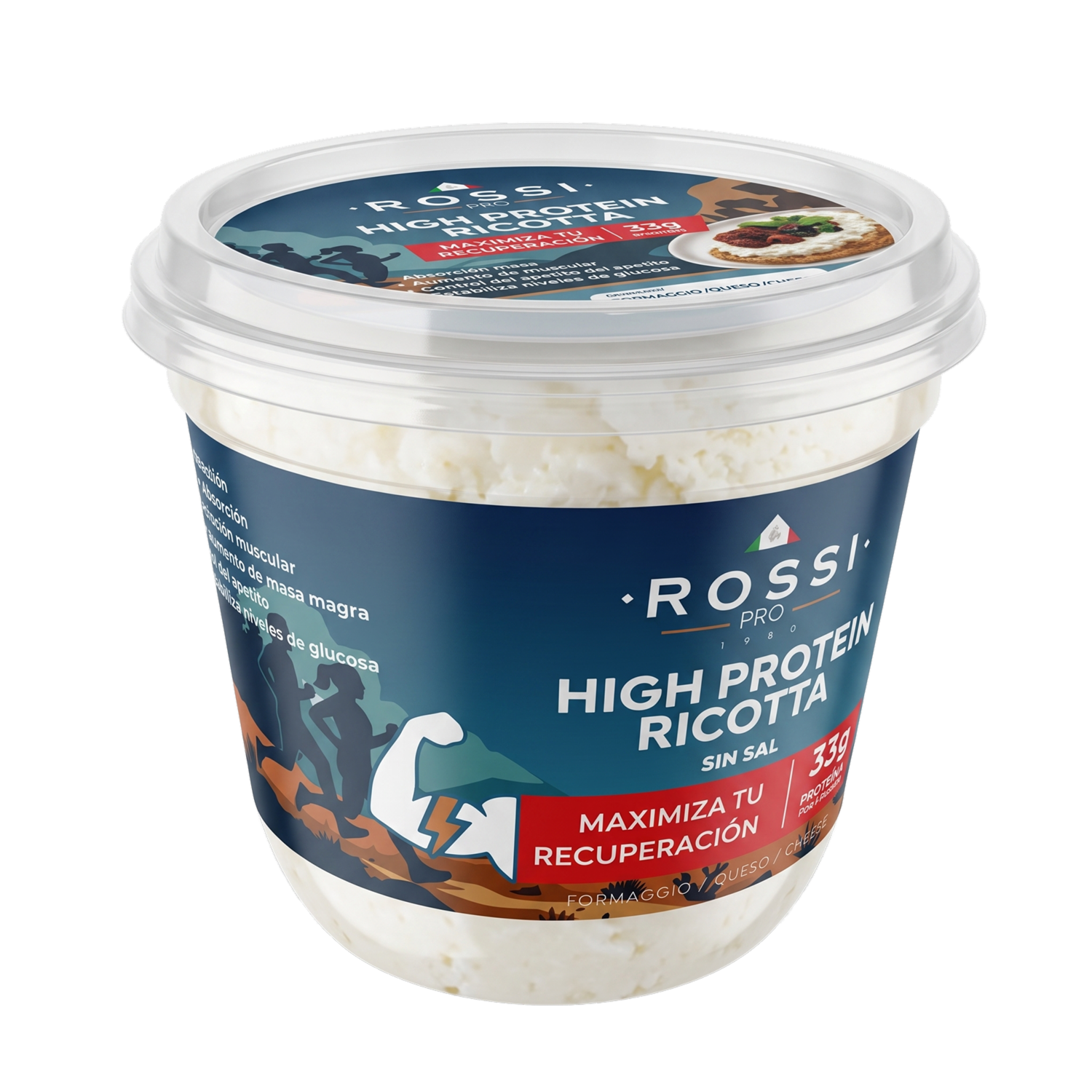 Queso Ricotta High Protein ROSSI 300 G