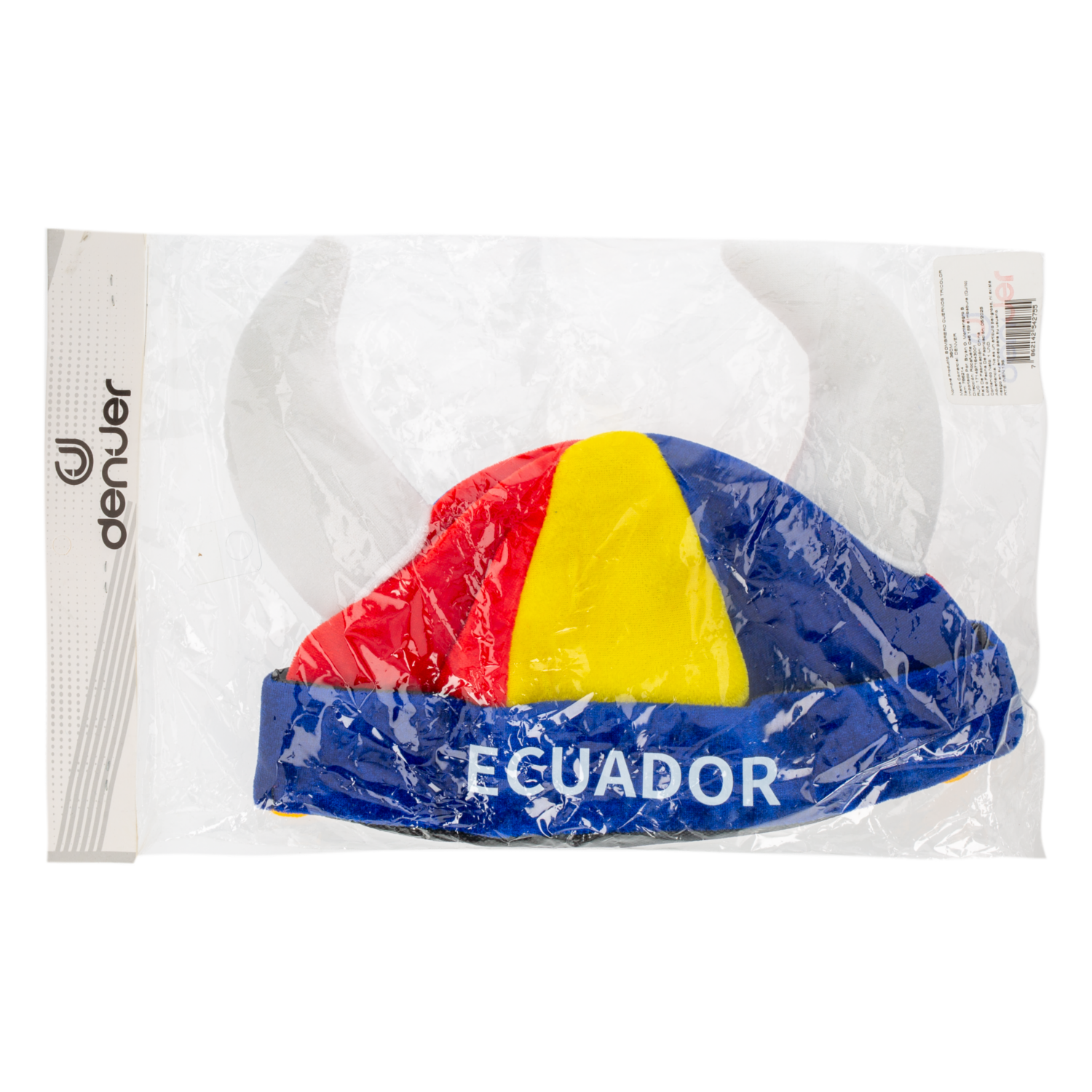 Sombrero Hincha Cuernos La Tri DENVER 38 Cm