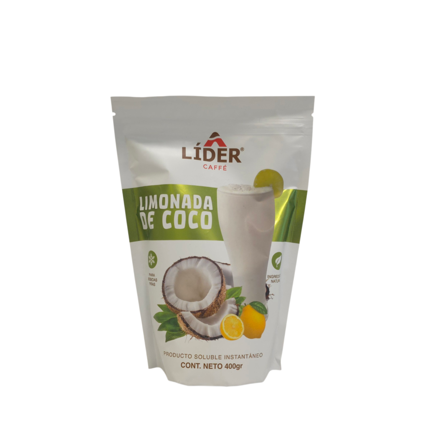Limonada De Coco En Polvo LÍDER CAFFE 400 G