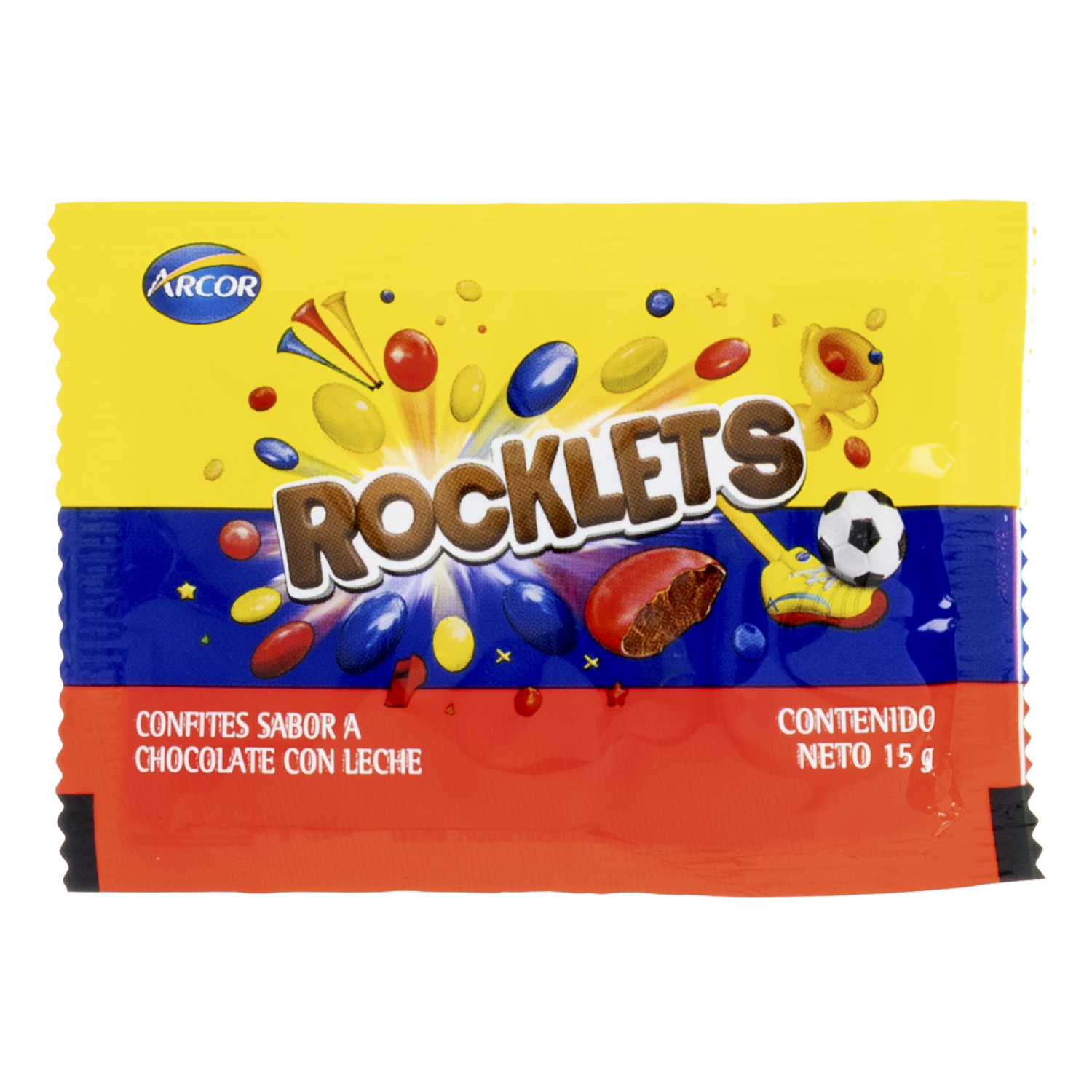 Chocolate Con Leche Recubierto De Caramelo ROCKLETS 15 G