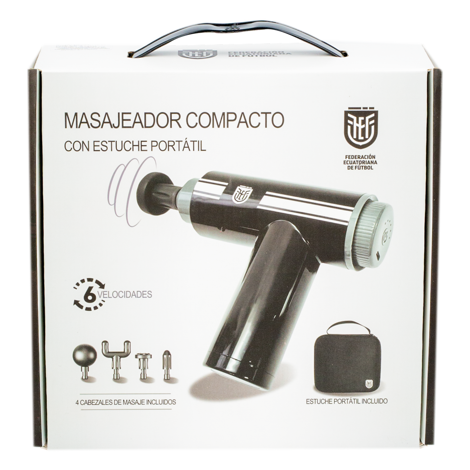 Masajeador Compacto Con Estuche De Transporte FEF 6 Velocidades