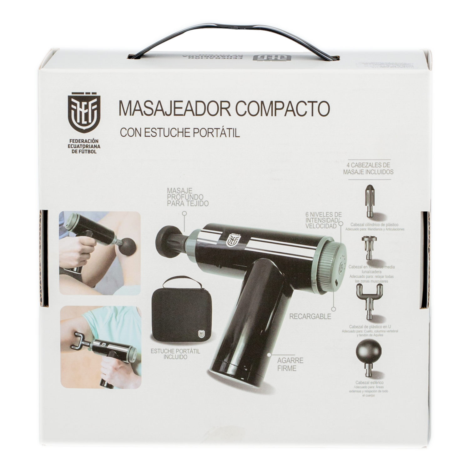 Masajeador Compacto Con Estuche De Transporte FEF 6 Velocidades