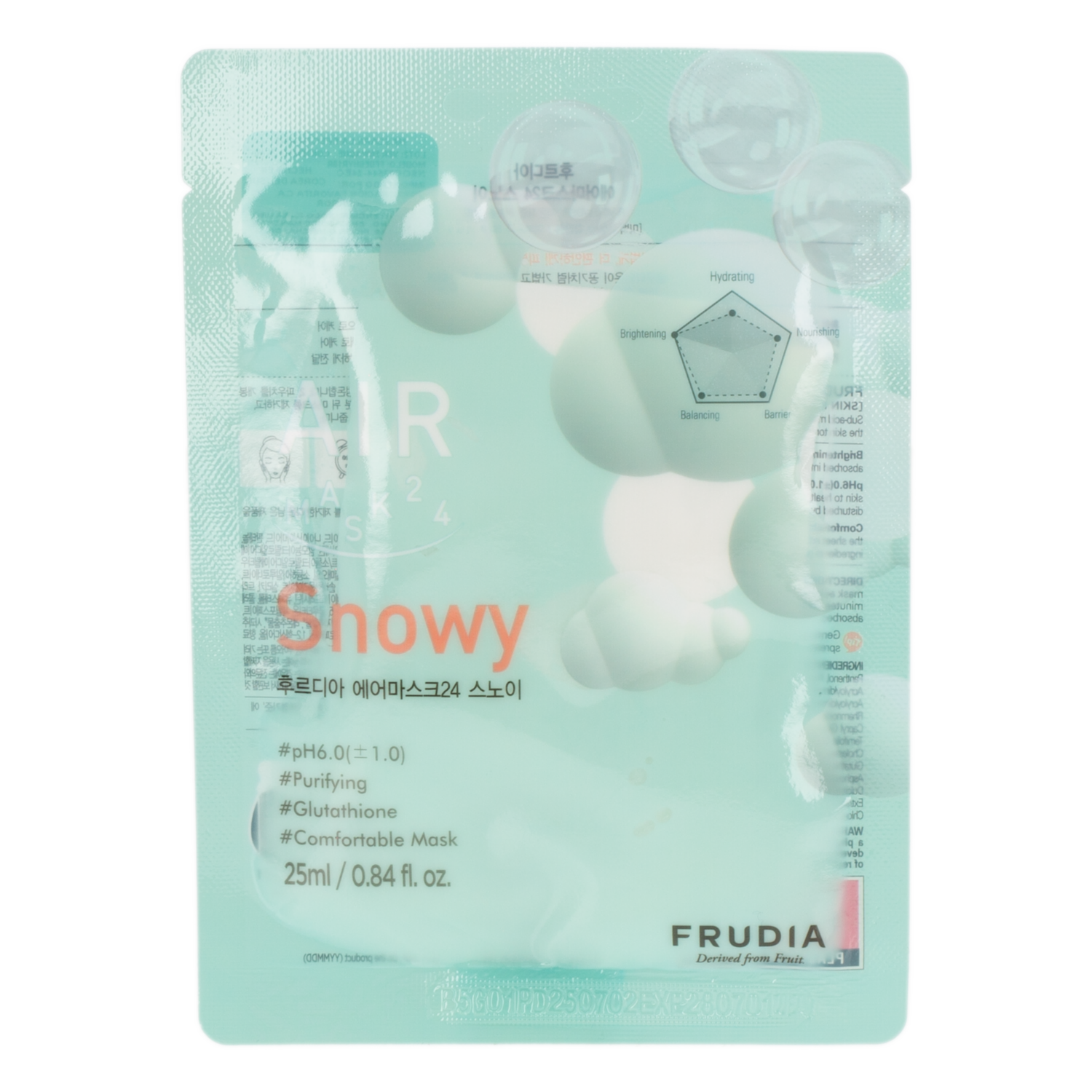 Mascarilla Facial De Aire 24 Nevada FRUDIA 10 X 25 Ml