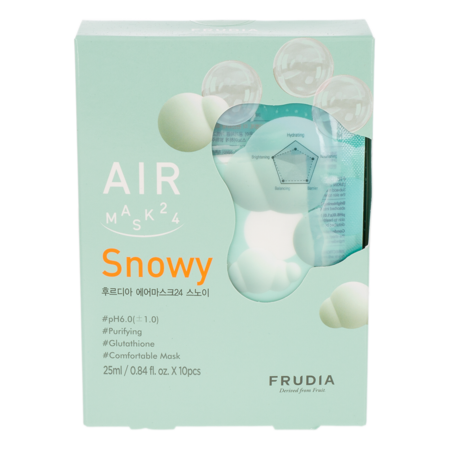 Mascarilla Facial De Aire 24 Nevada FRUDIA 10 X 25 Ml