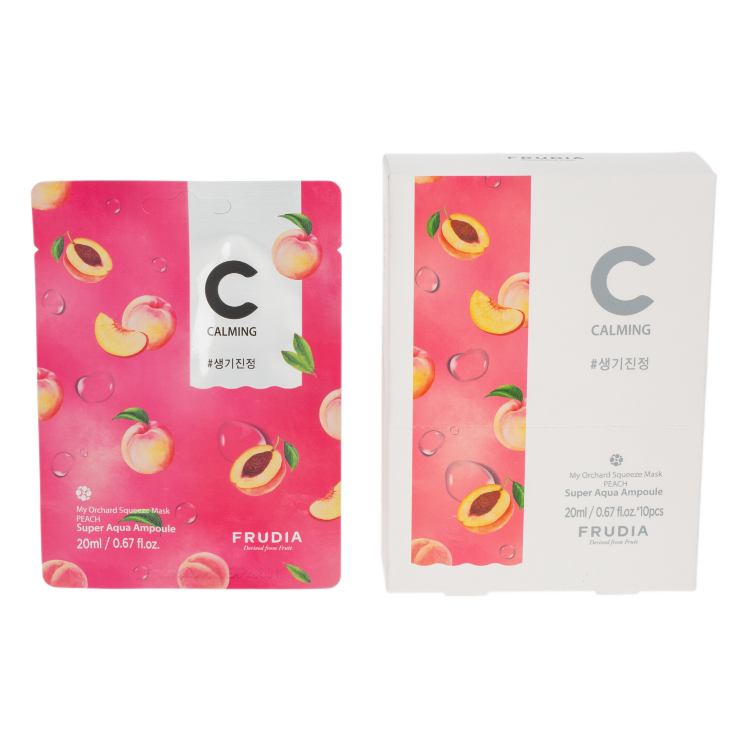 Mascarilla Facial De Durazno FRUDIA 10 X 20 Ml