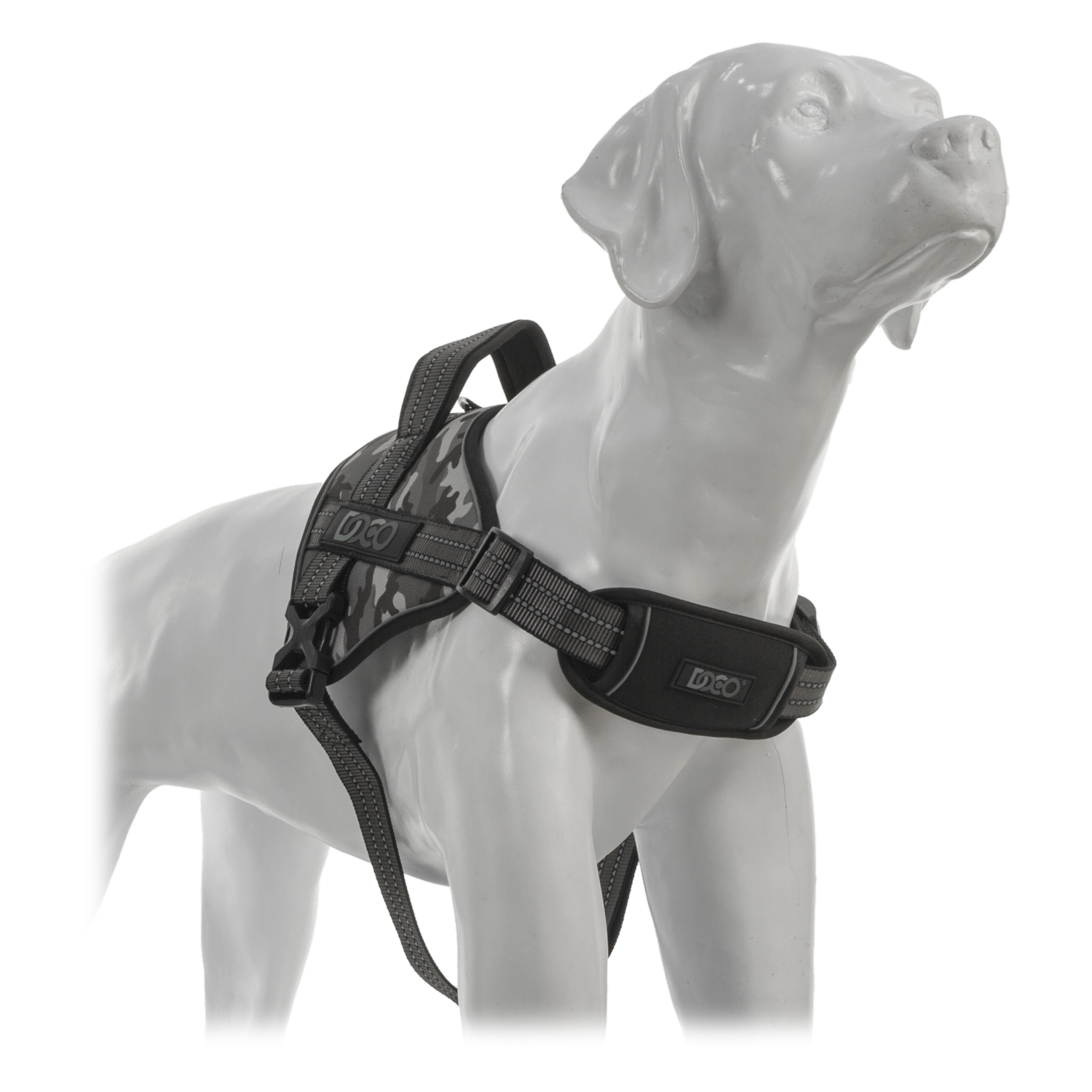 Arnés Para Perro Color Gris DOCO Talla Mediano