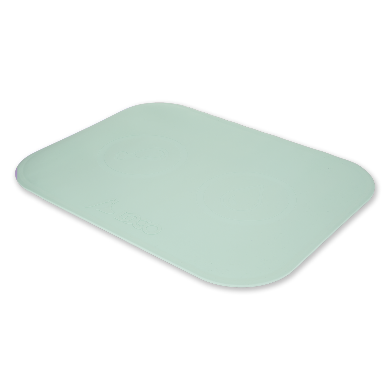 Tapete Para Plato De Comida Silicona Verde DOCO Unidad